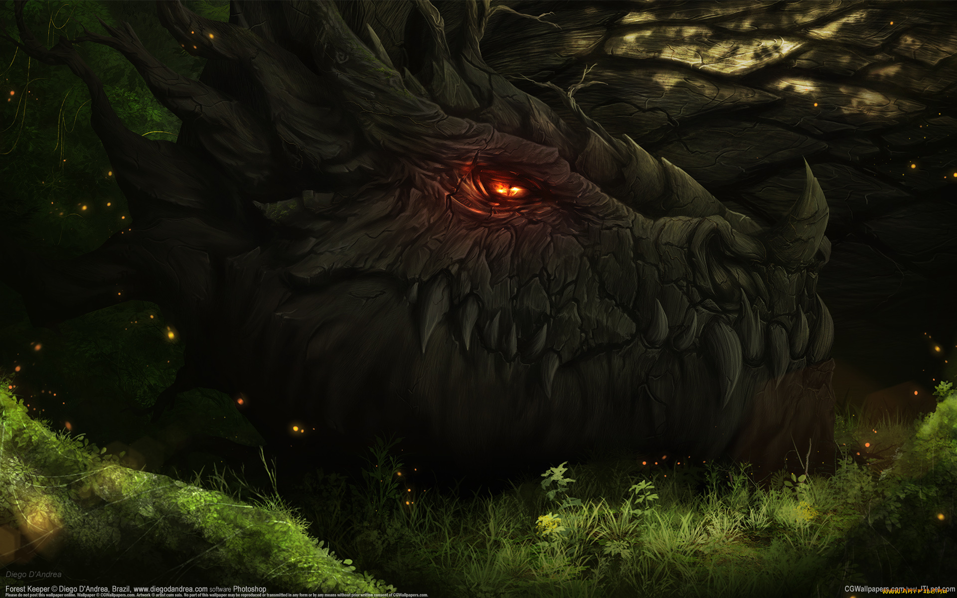 diego, d`andrea, фэнтези, драконы