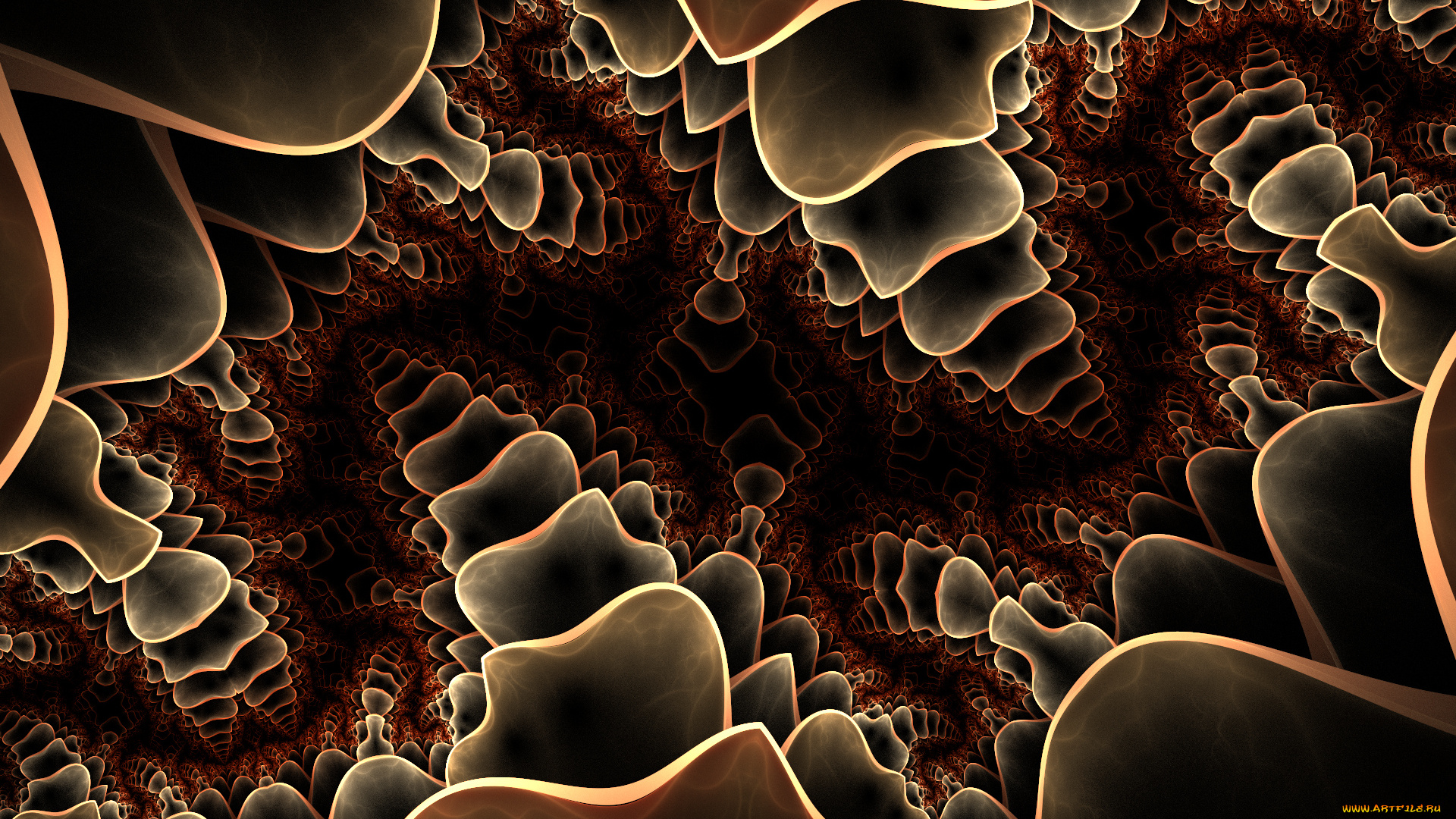 3д, графика, фракталы, , fractal, цвета, узор, фон