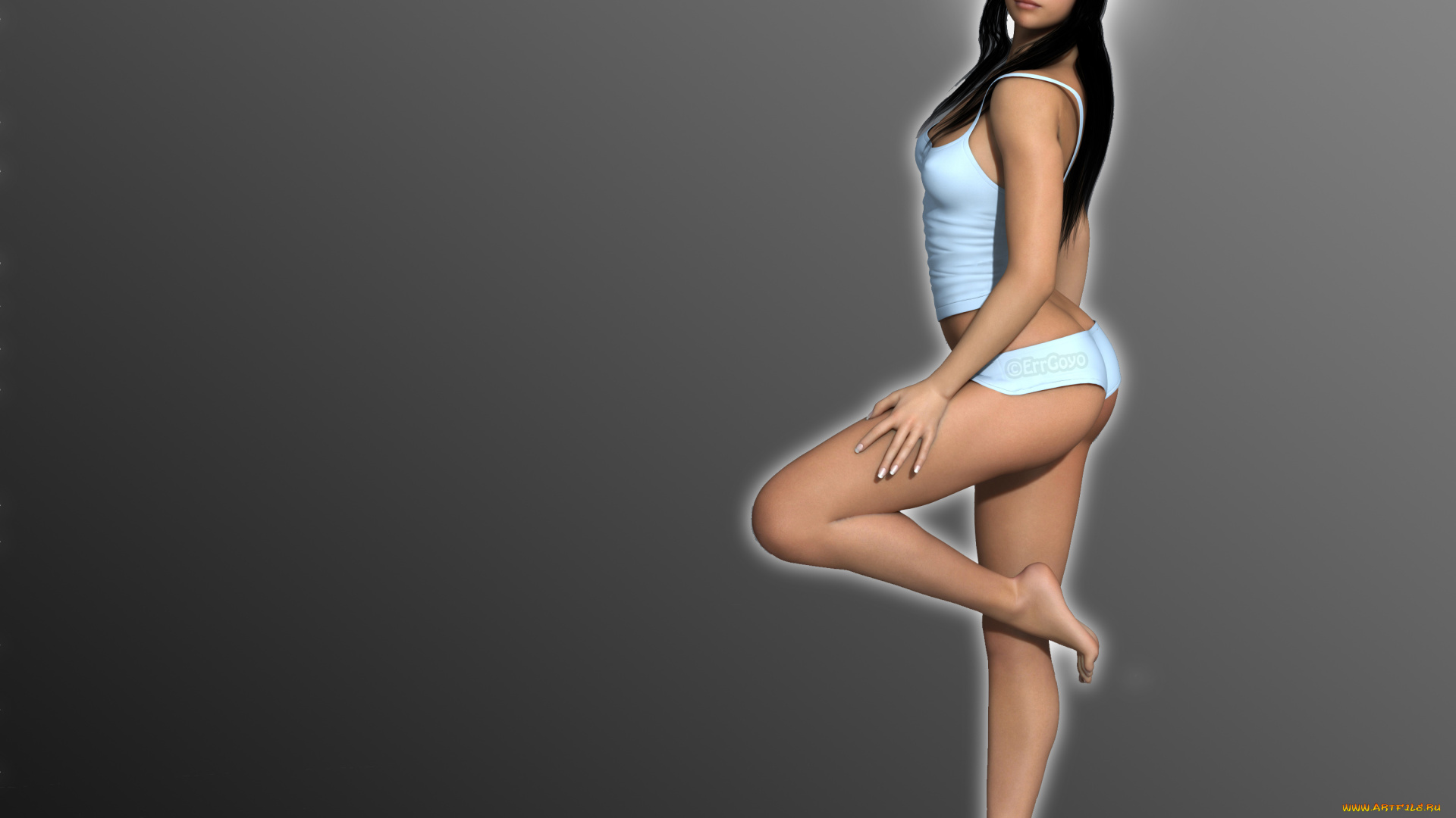 3д, графика, люди, , people, девушка, взгляд, фон