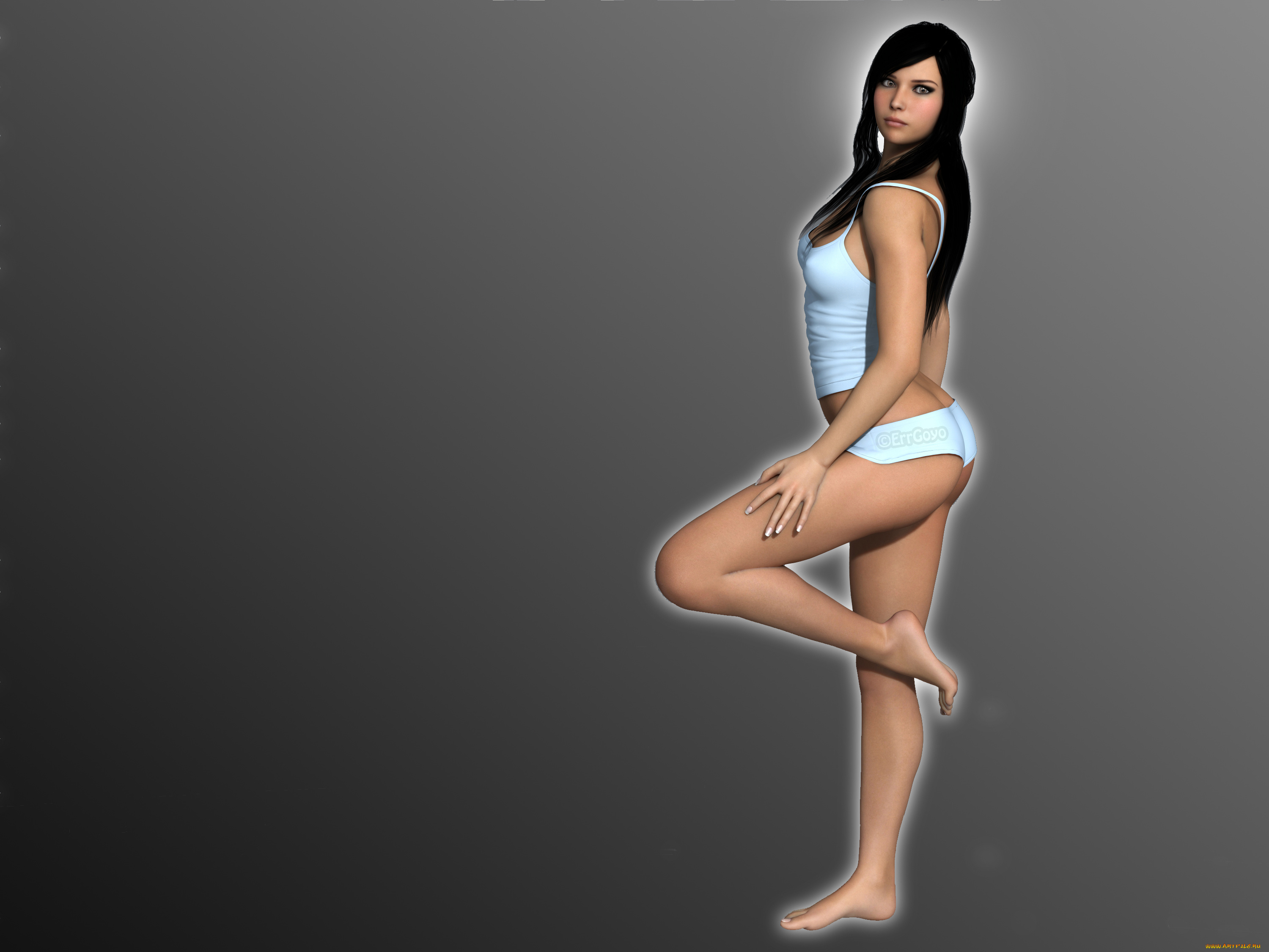 3д, графика, люди, , people, девушка, взгляд, фон