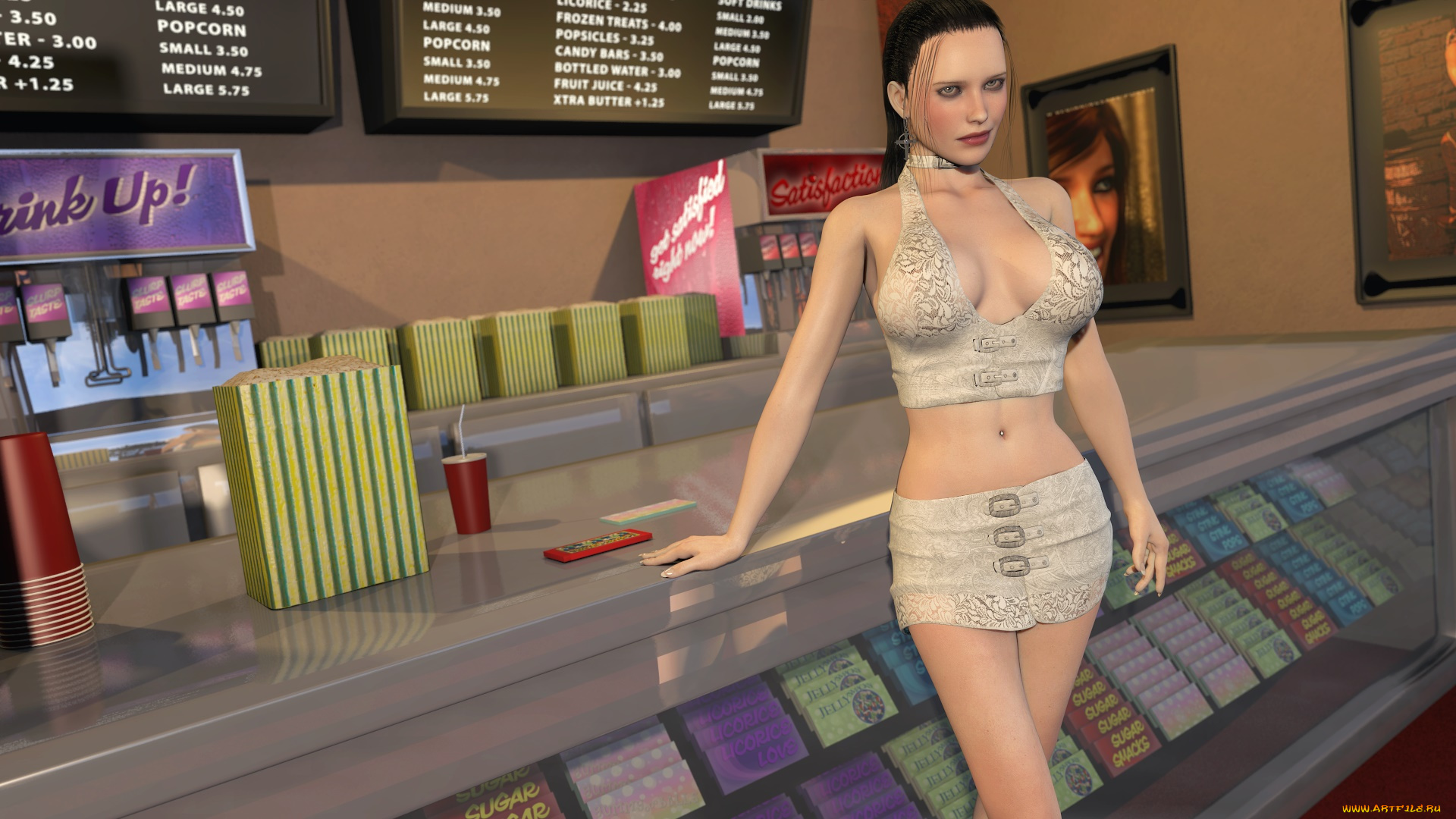 3д, графика, люди, , people, фон, девушка, взгляд