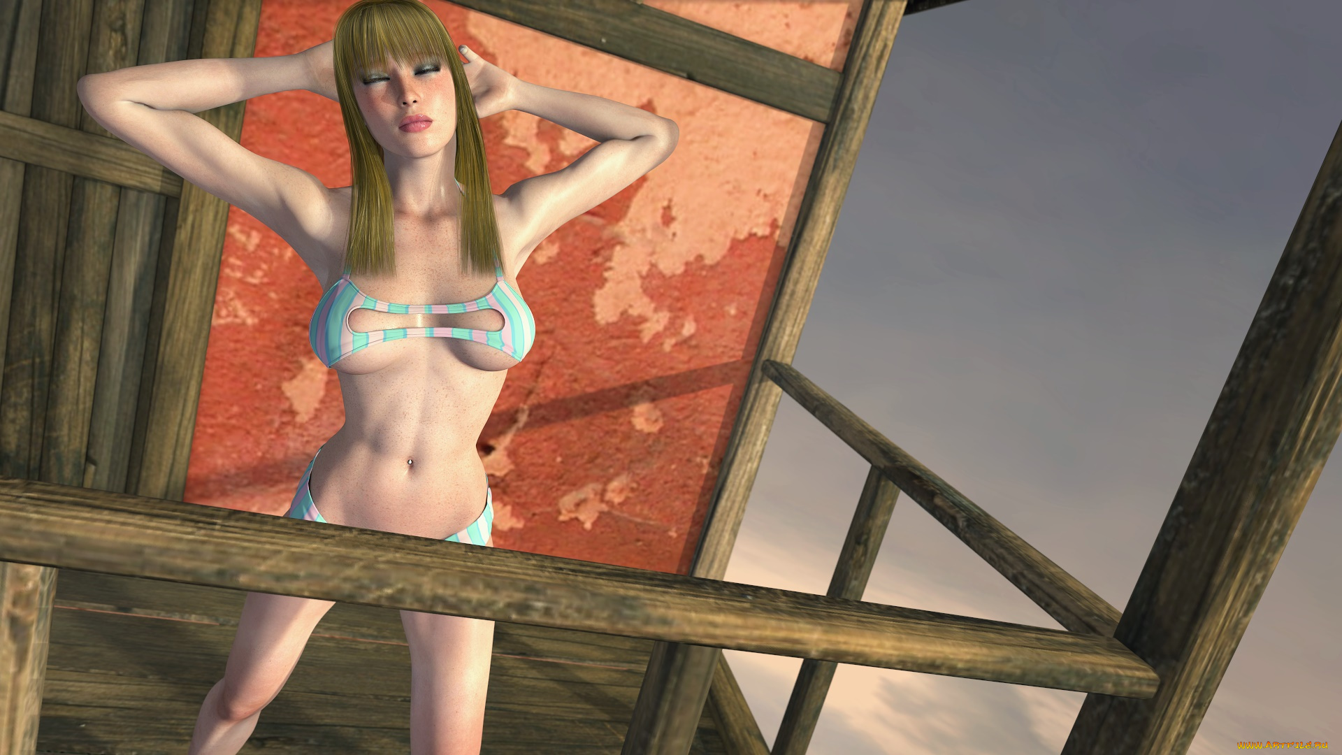 3д, графика, люди, , people, фон, взгляд, девушка