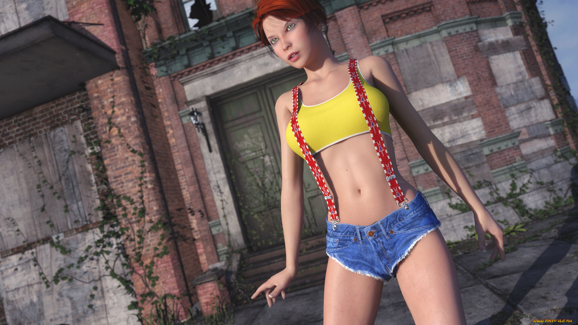 3д, графика, люди, , people, фон, взгляд, девушка