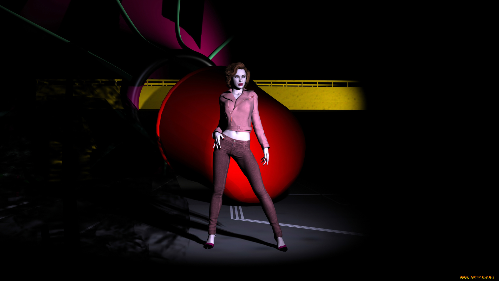 3д, графика, люди, , people, фон, взгляд, девушка