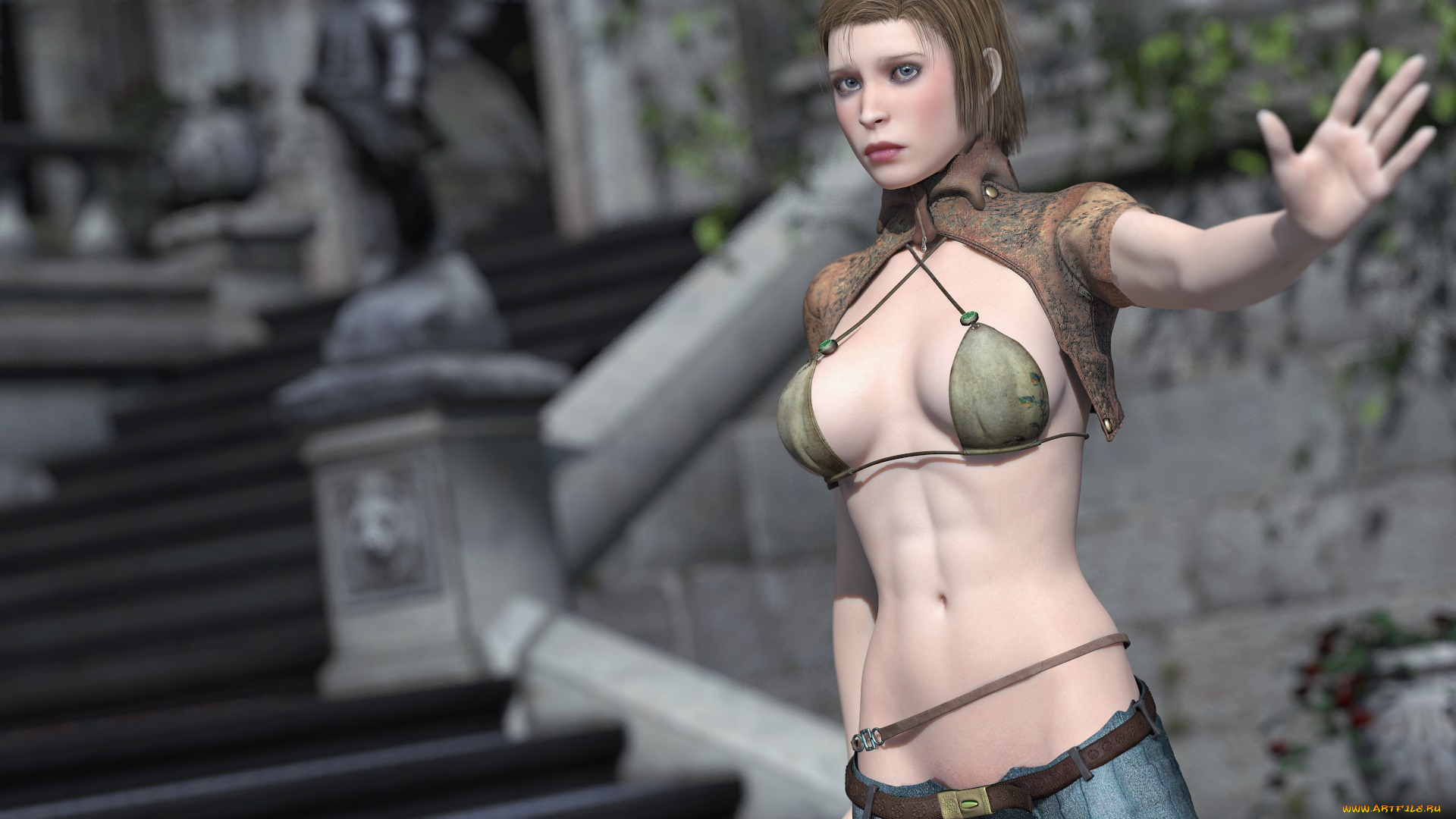 3д, графика, люди, , people, фон, взгляд, девушка