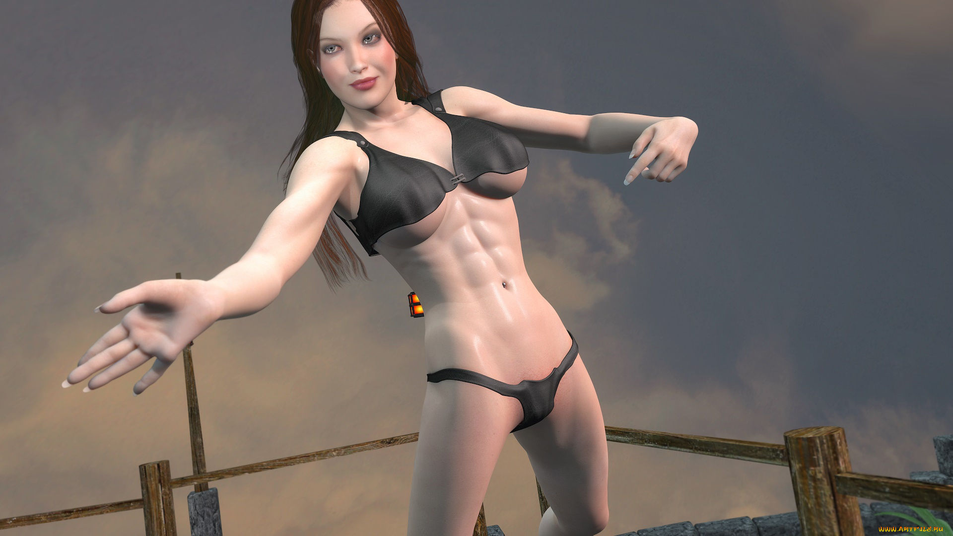 3д, графика, люди, , people, взгляд, девушка, фон