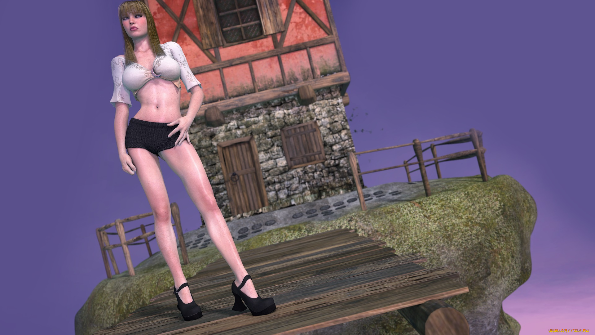 3д, графика, люди, , people, взгляд, девушка, фон