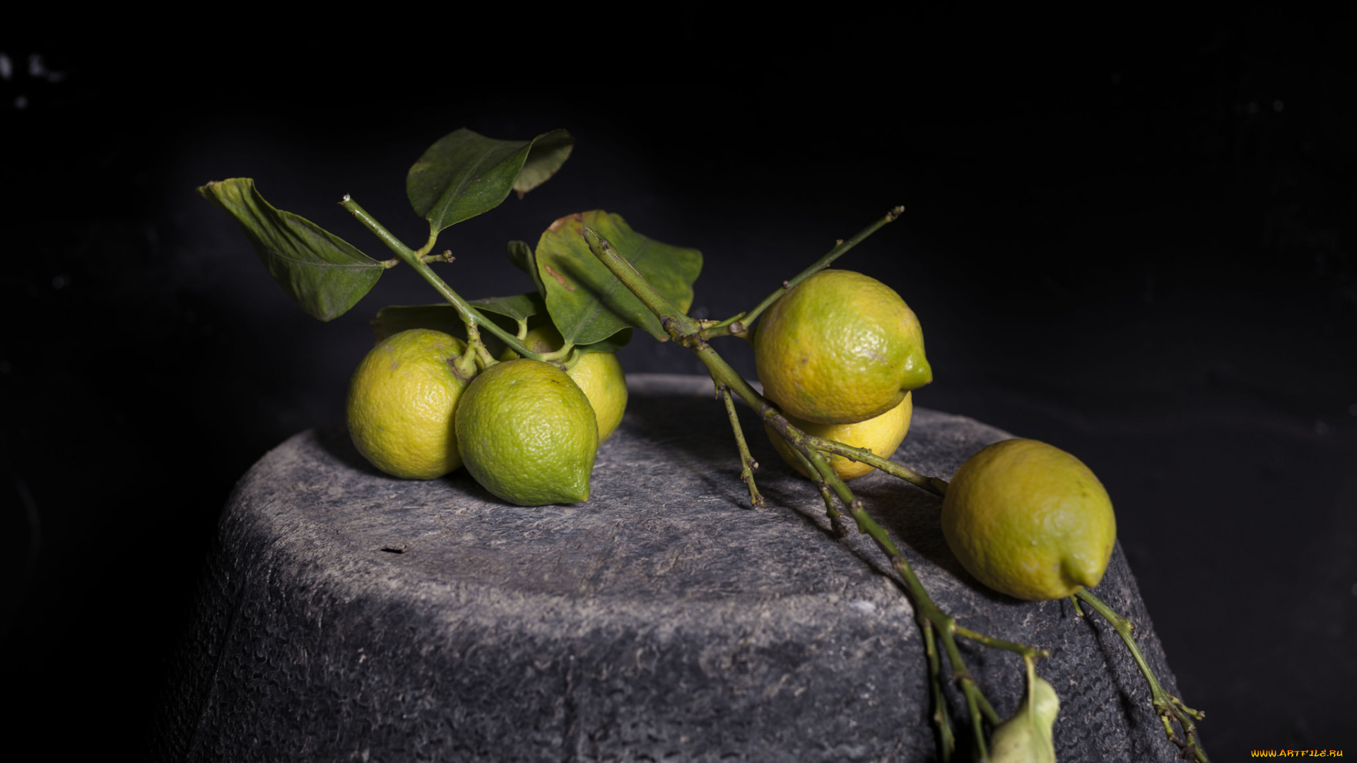 еда, цитрусы, лимоны