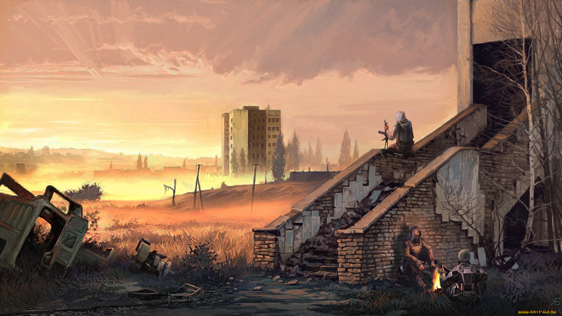 видео, игры, закат