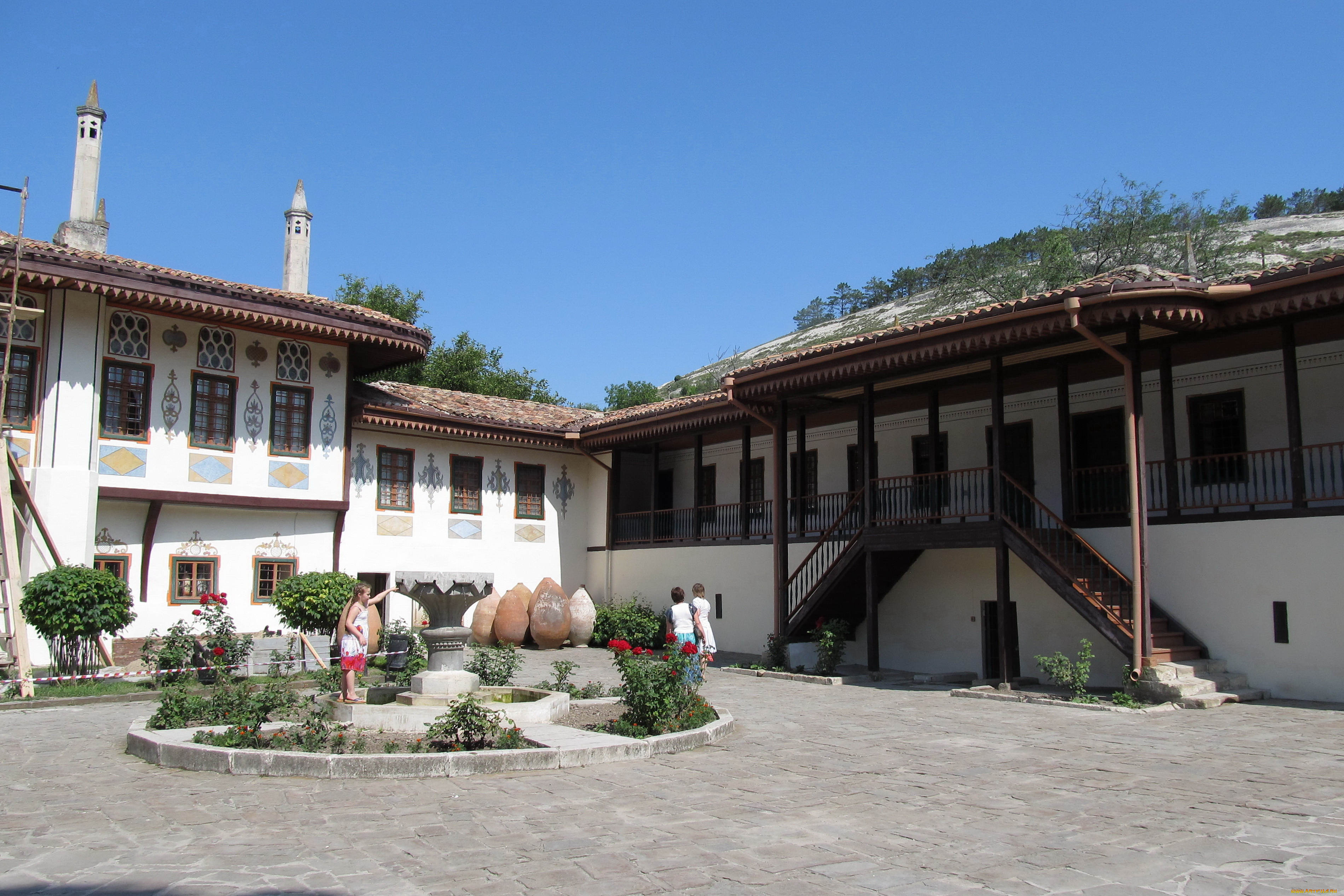 города, -, исторические, , архитектурные, памятники, бахчмсарай, крым, ханский, дворец