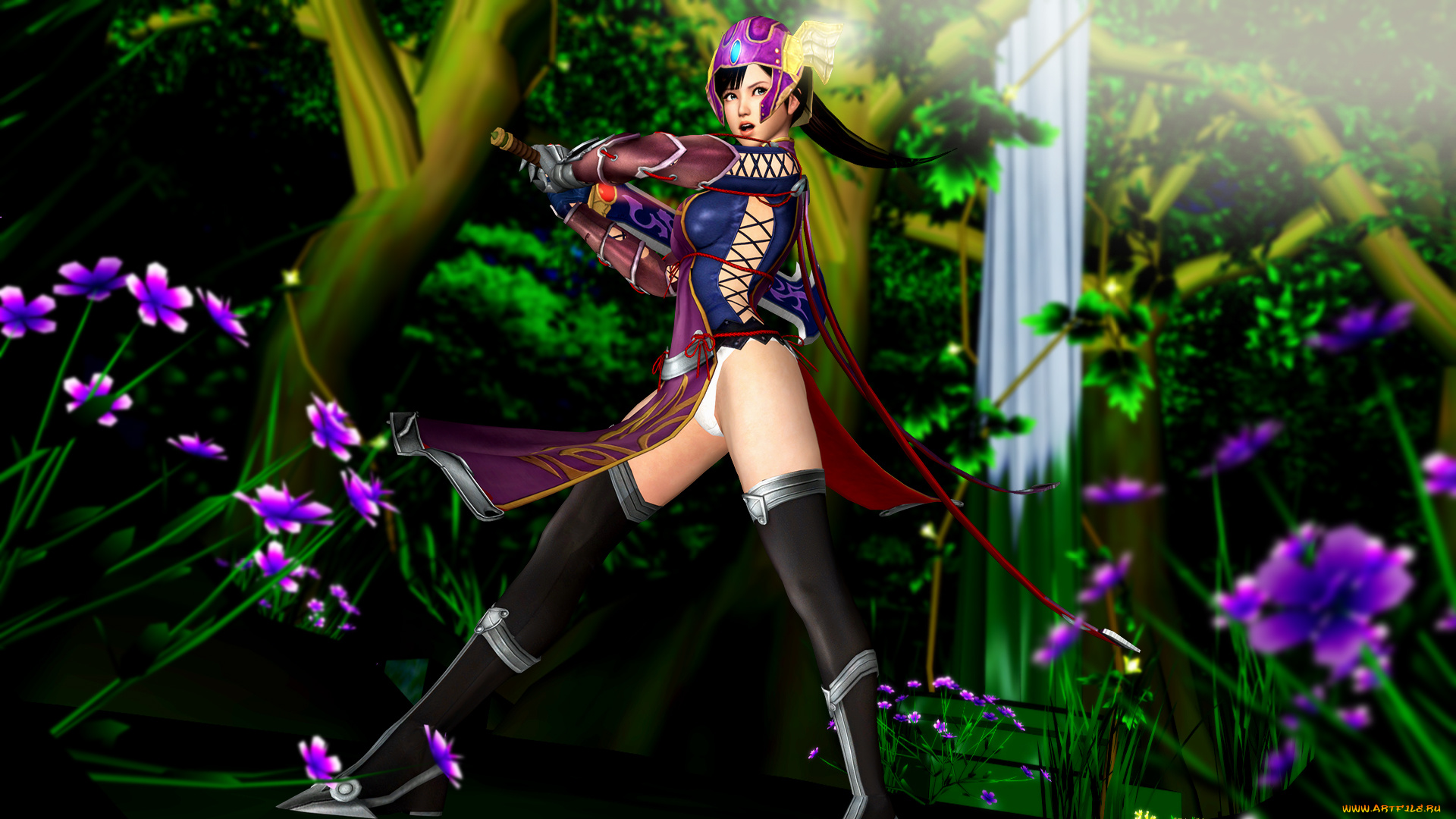 3д, графика, фантазия, , fantasy, девушка, взгляд, фон