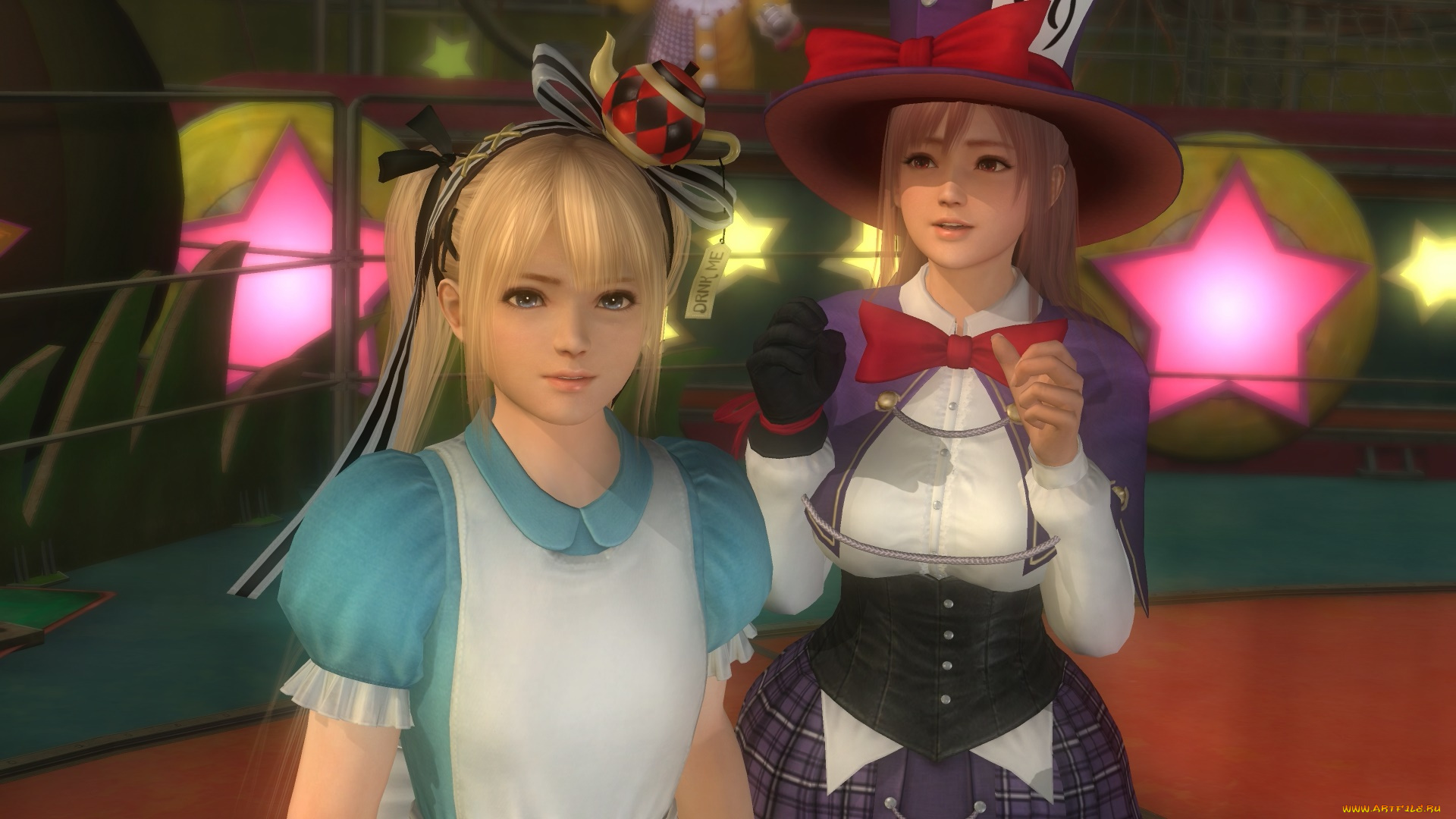 3д, графика, фантазия, , fantasy, взгляд, девушки, поза, фон