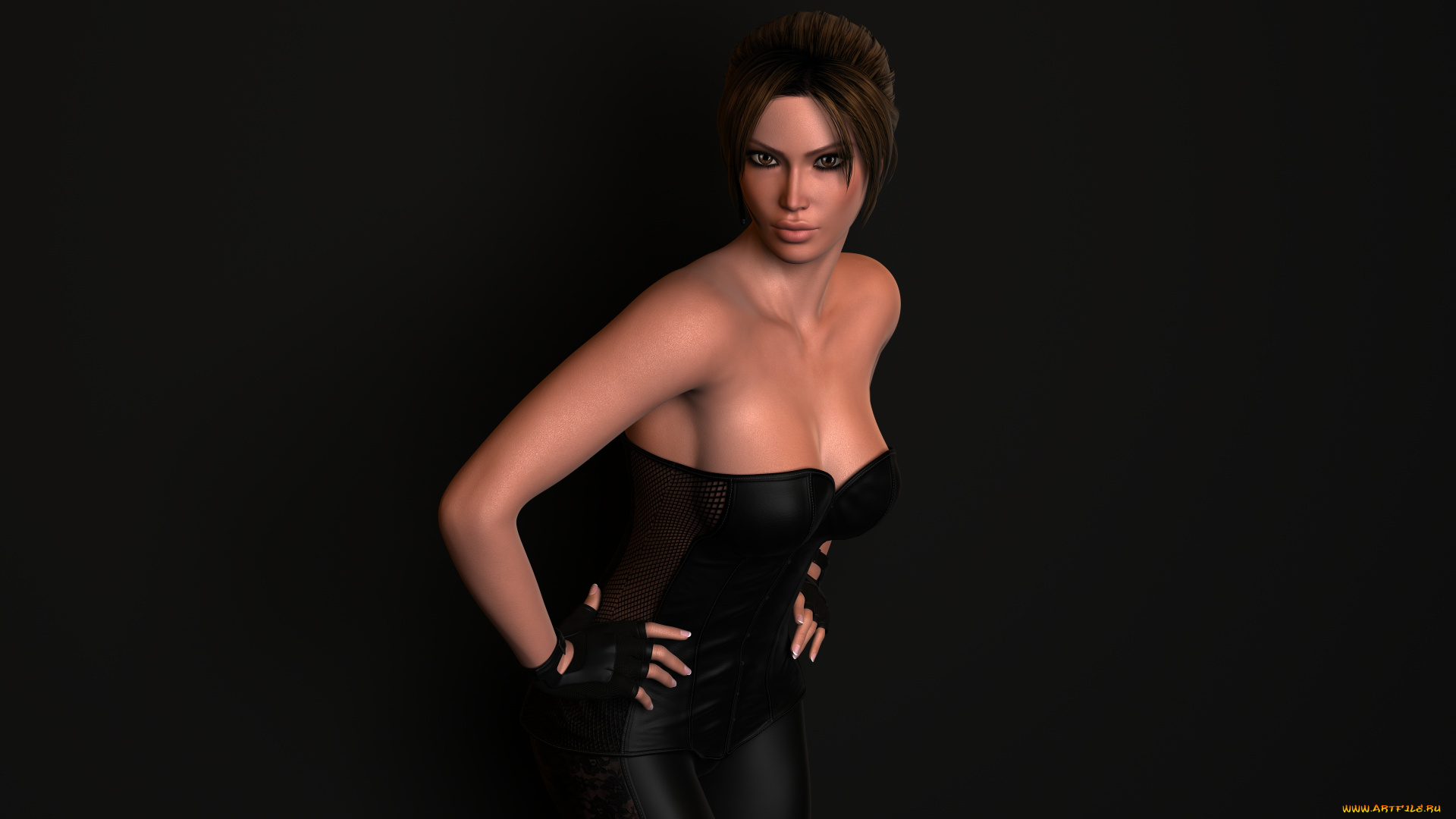 3д, графика, люди, , people, девушка, фон, взгляд