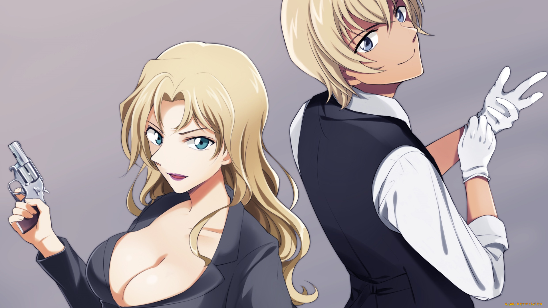 аниме, detective, conan, , magic, kaito, детектив, конан