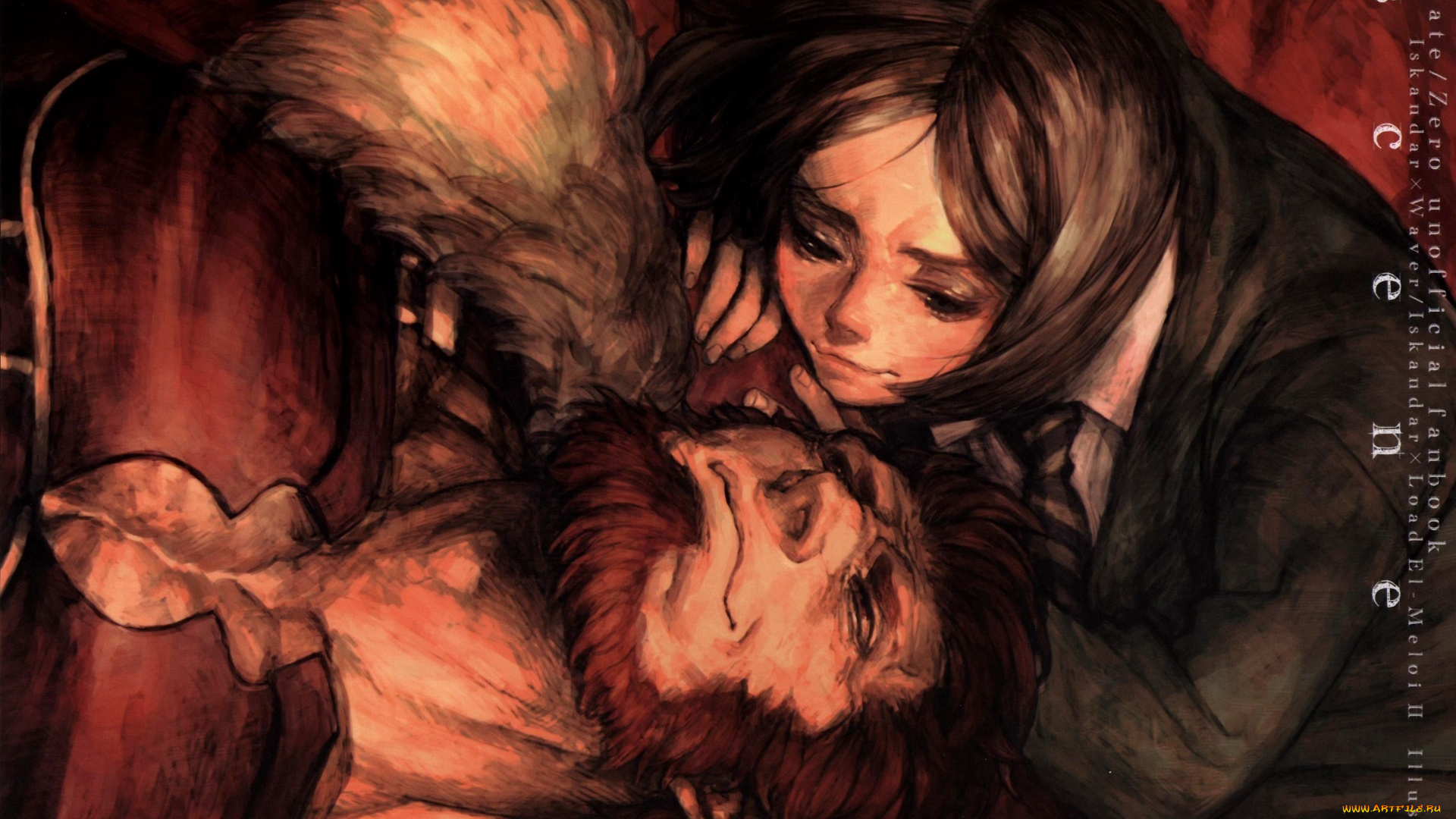 аниме, fate, zero, парни