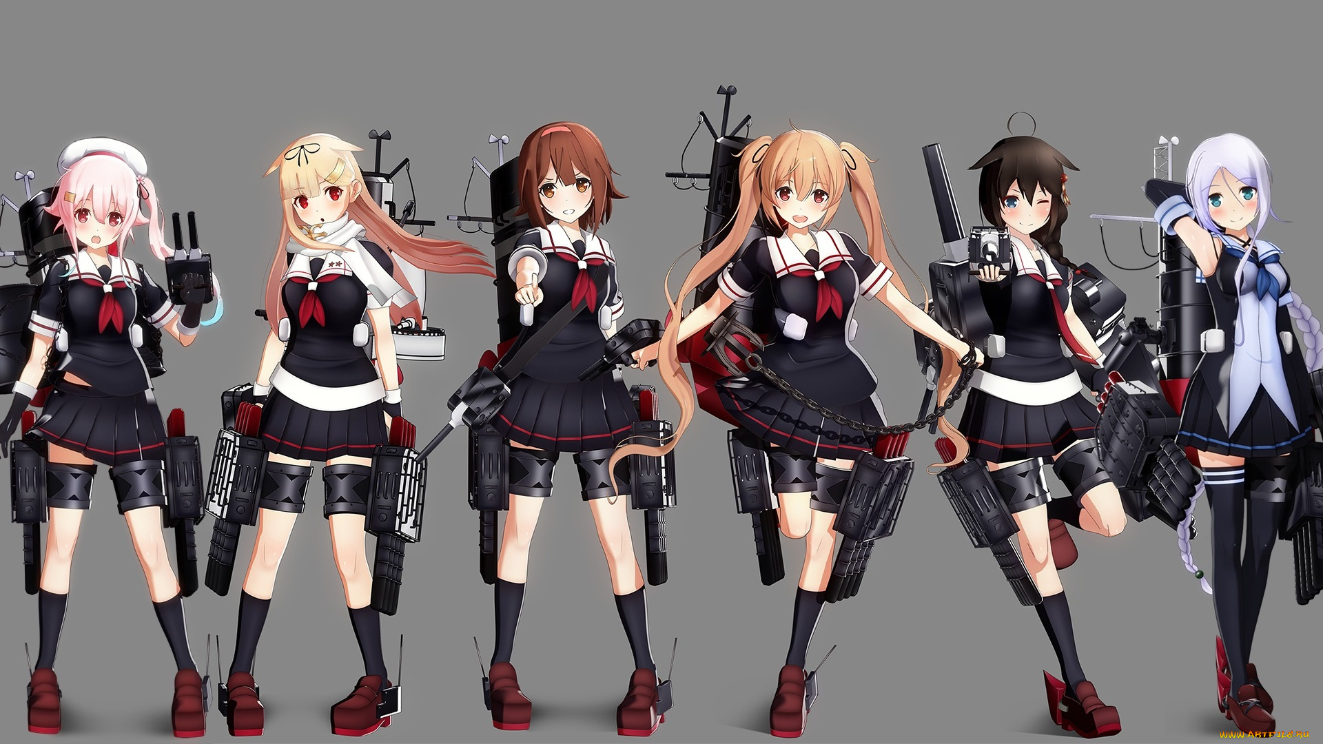 аниме, kantai, collection, kantai, collection