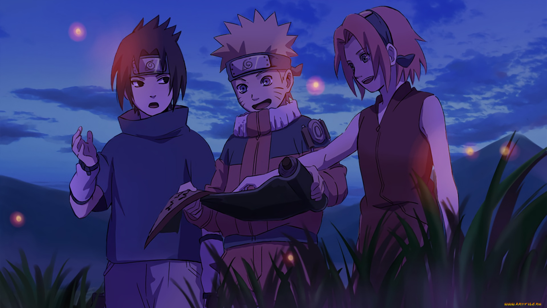 аниме, naruto, персонажи