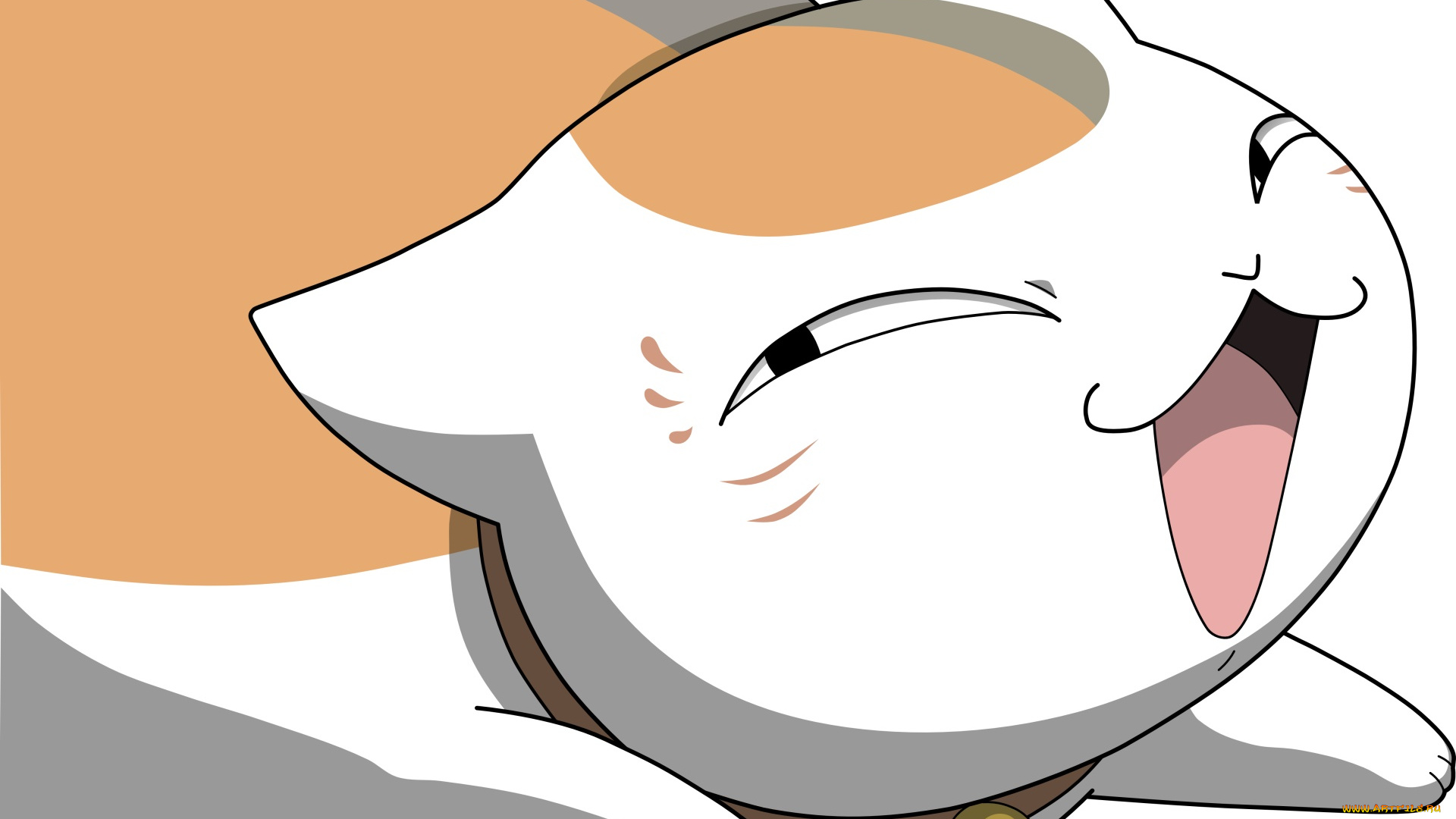 аниме, natsume, yuujinchou, кошка