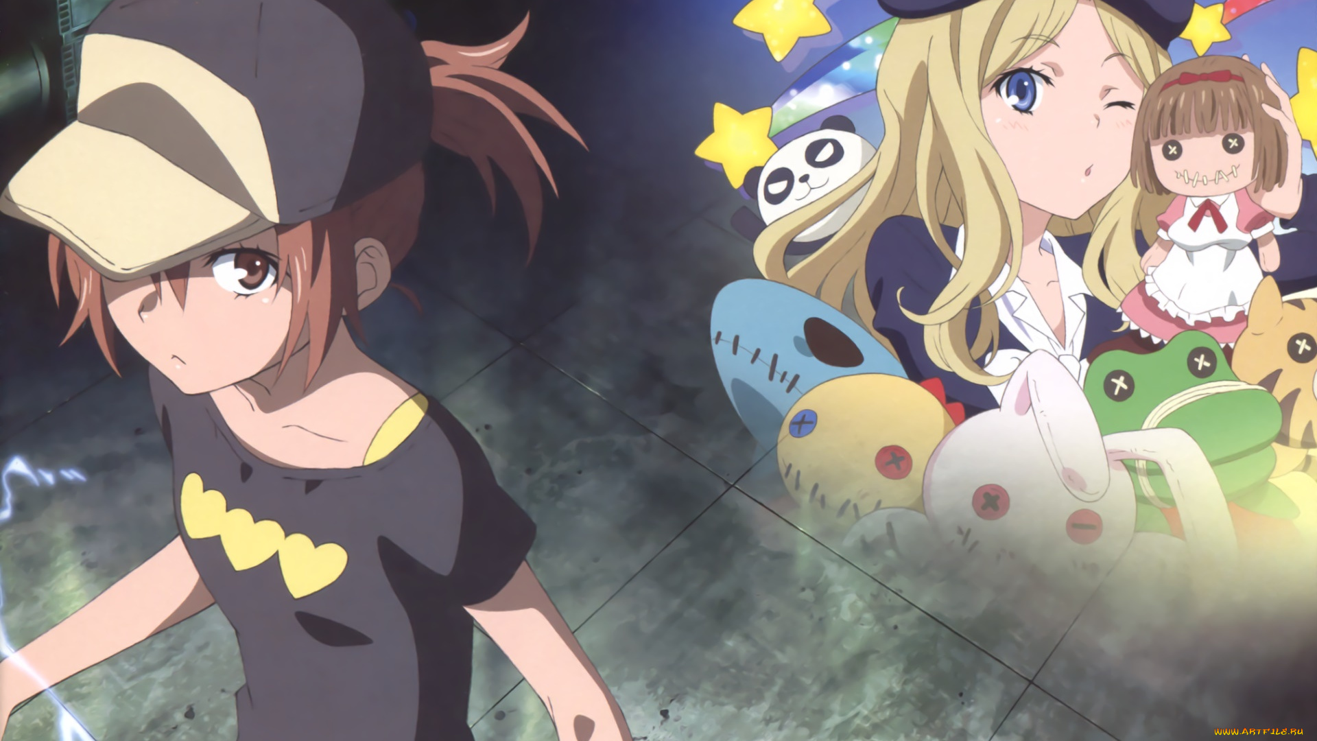 аниме, toaru, majutsu, no, index, девушка, фон, взгляд