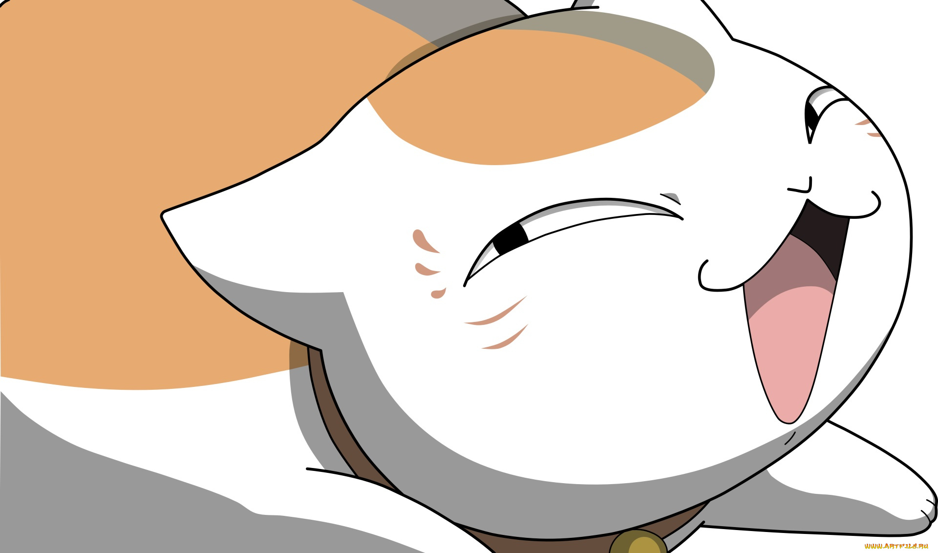 аниме, natsume, yuujinchou, кошка