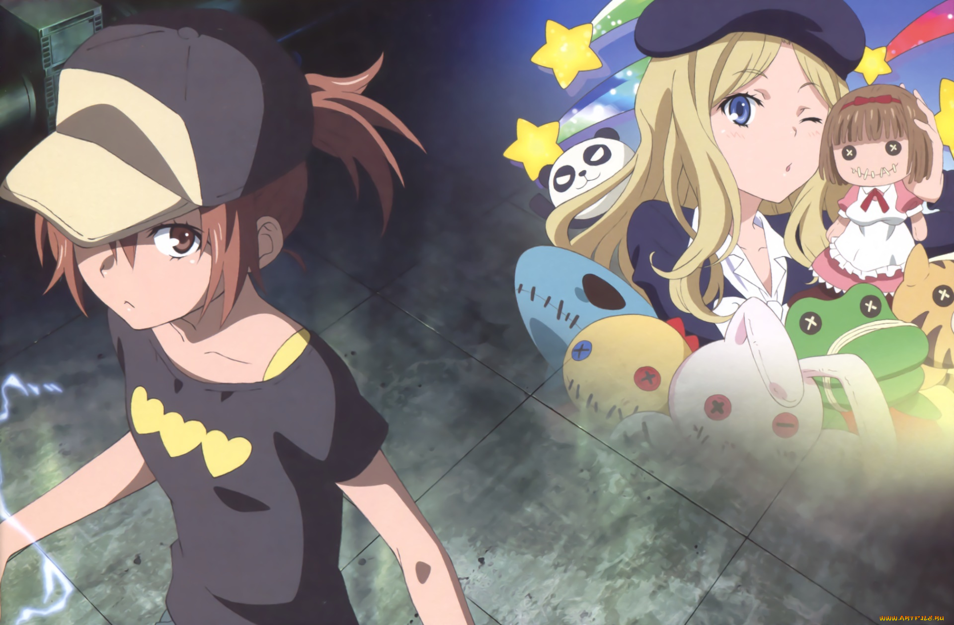 аниме, toaru, majutsu, no, index, девушка, фон, взгляд