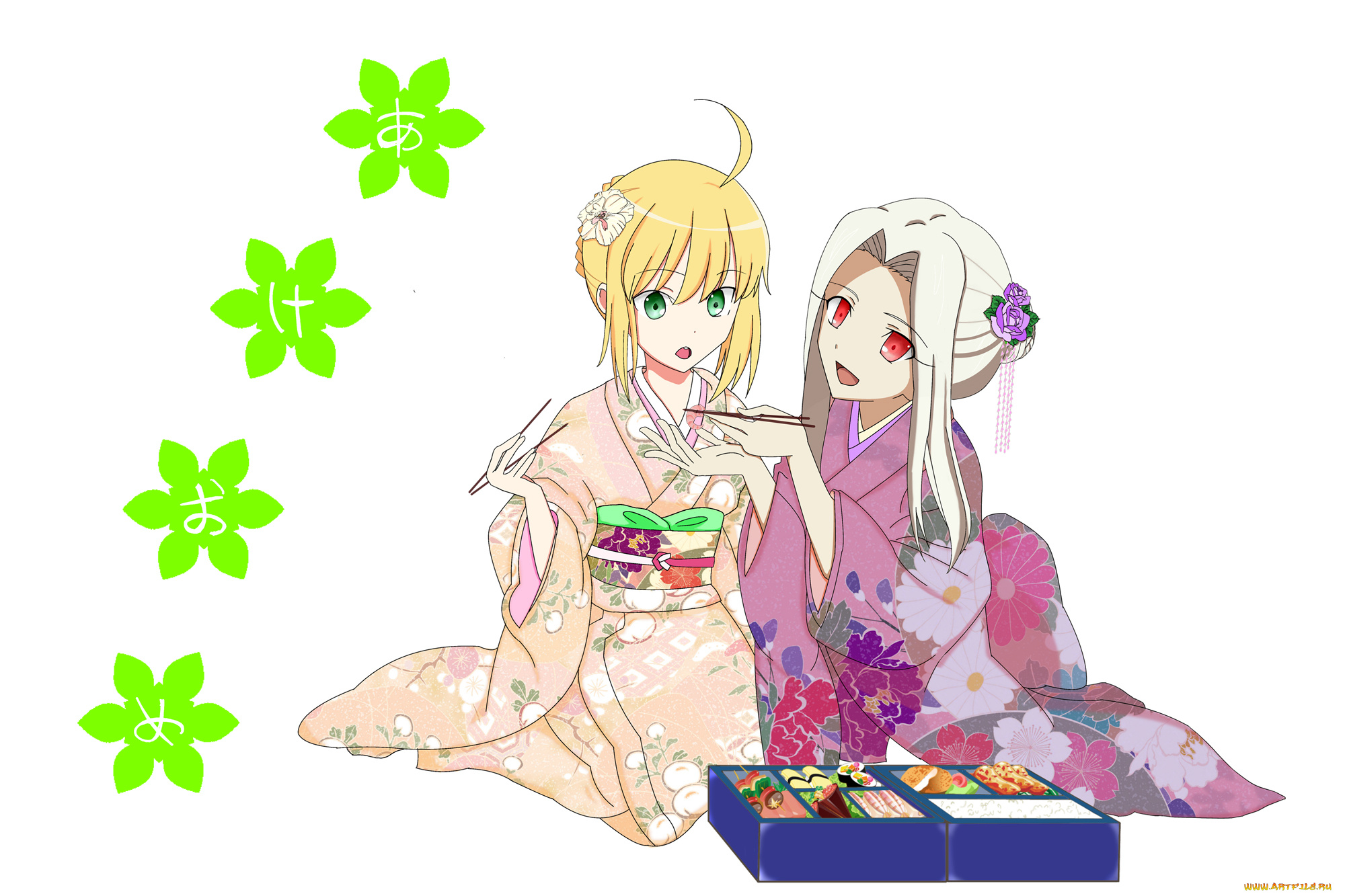 аниме, fate, zero, девушки