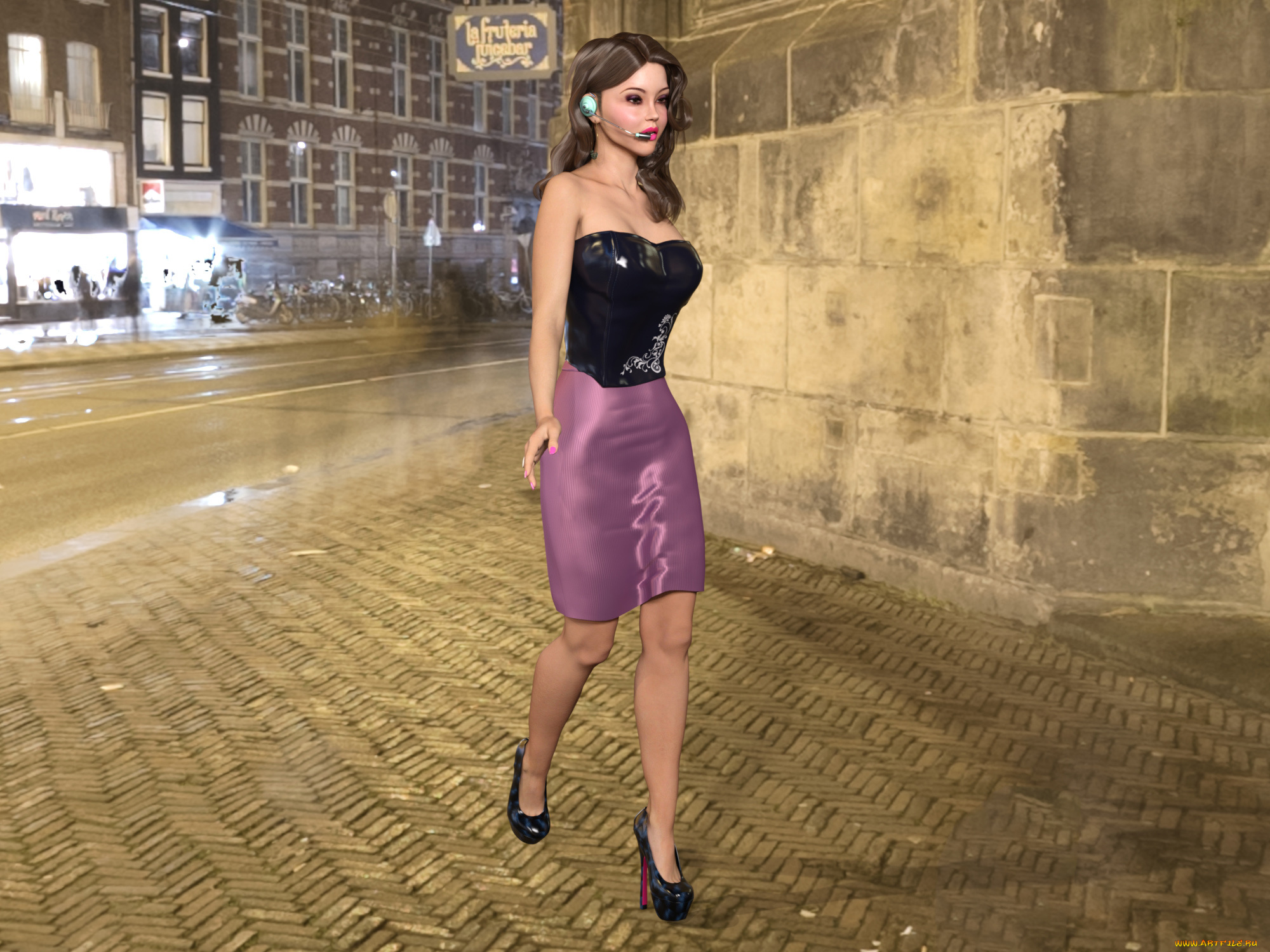 3д, графика, люди, , people, фон, девушка, взгляд