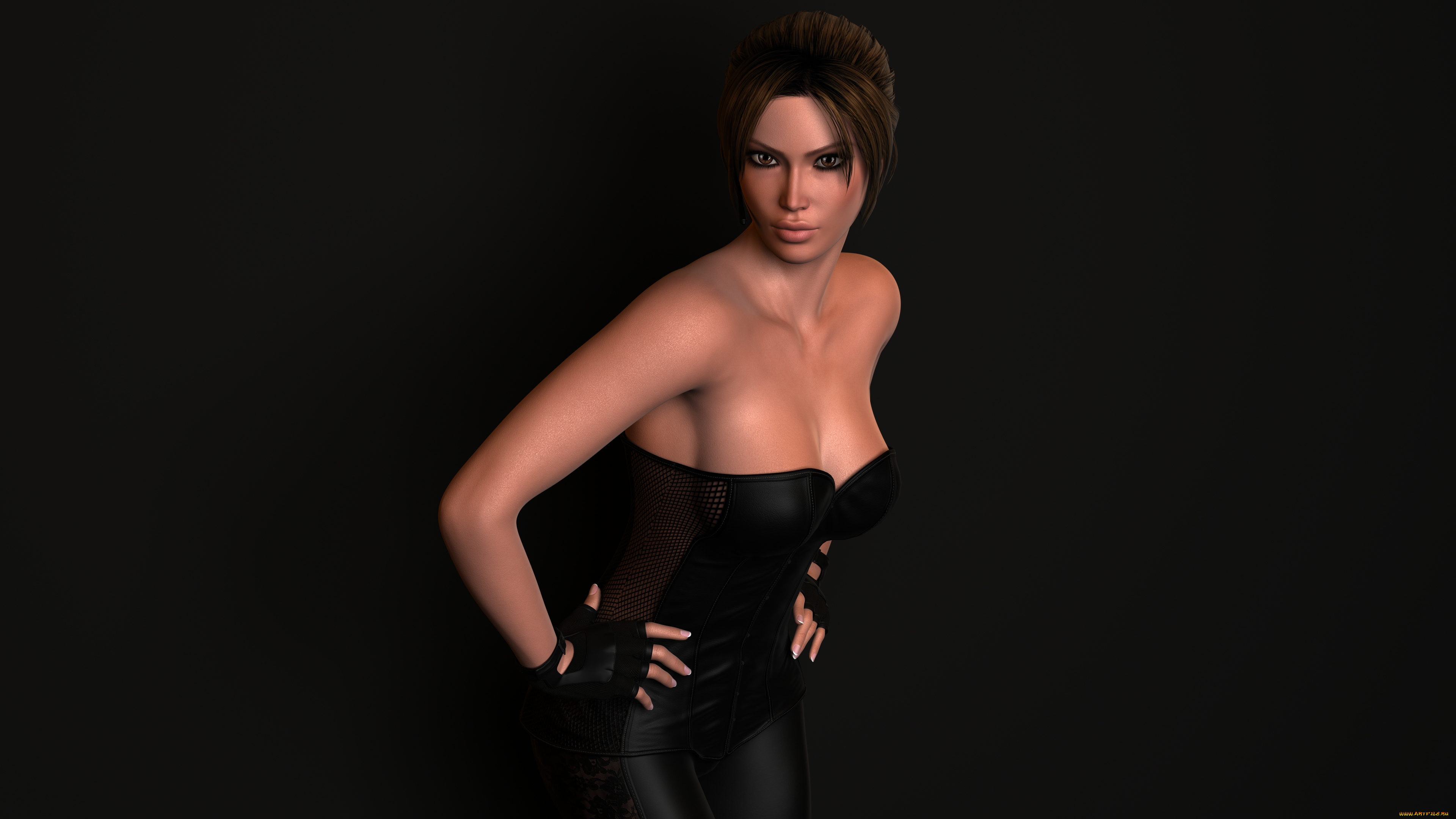 3д, графика, люди, , people, девушка, фон, взгляд