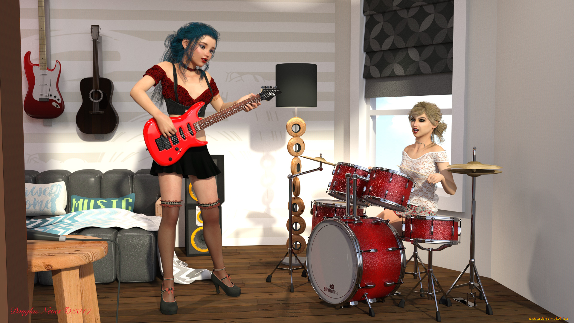 3д, графика, люди, , people, фон, взгляд, девушки