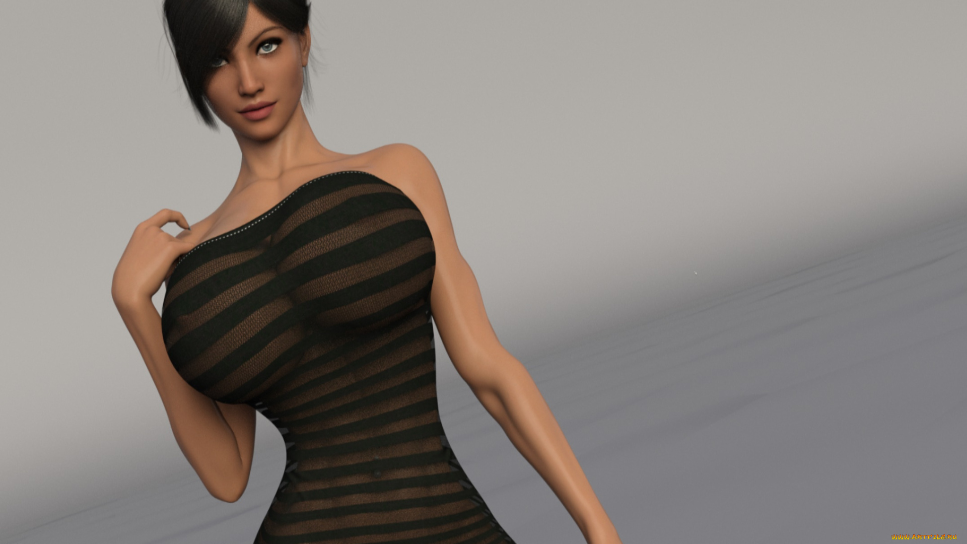 3д, графика, люди, , people, фон, взгляд, девушка