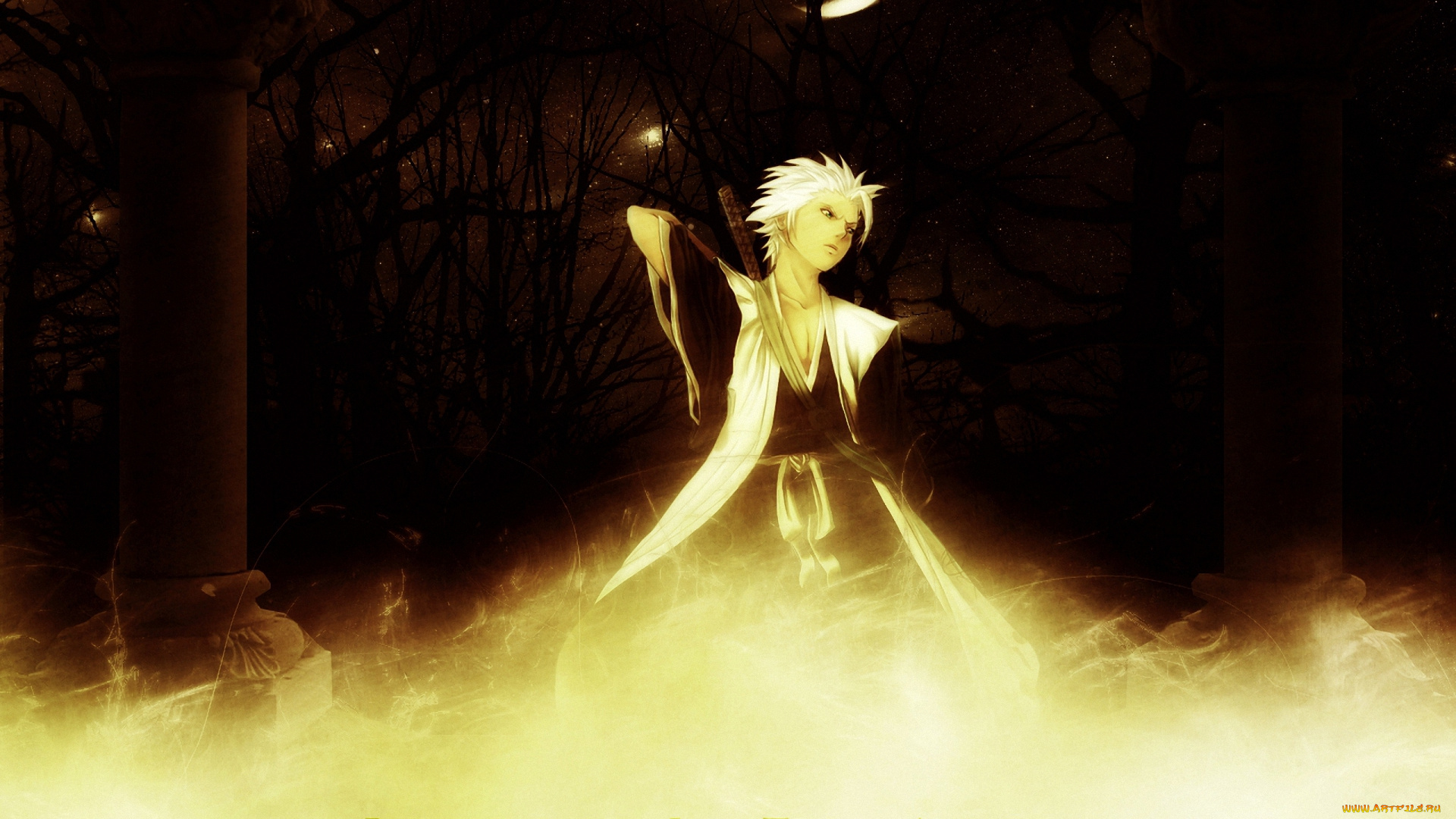 аниме, bleach, шинигами, капитан, hitsugaya, toshiro, shinigami, gotei13