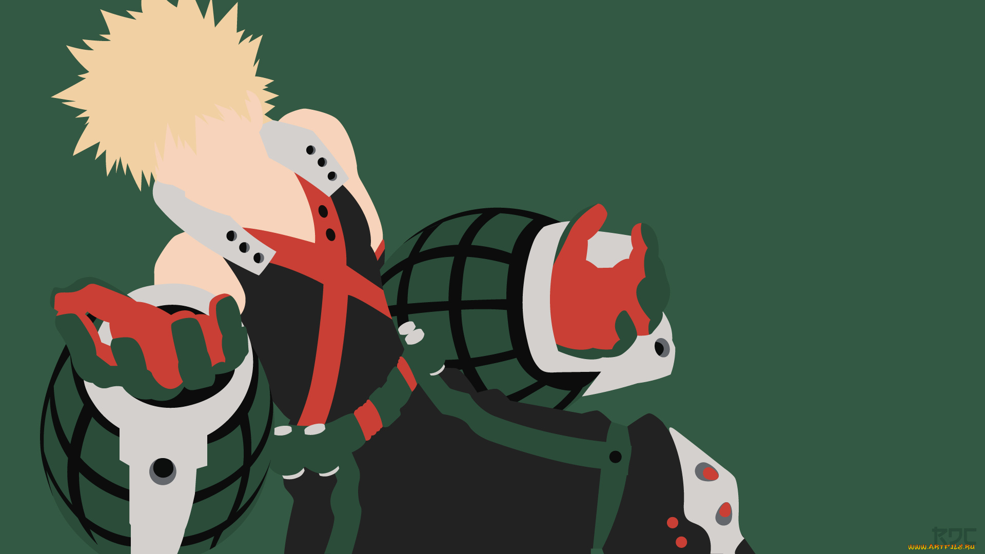 аниме, boku, no, hero, academia, бакуго