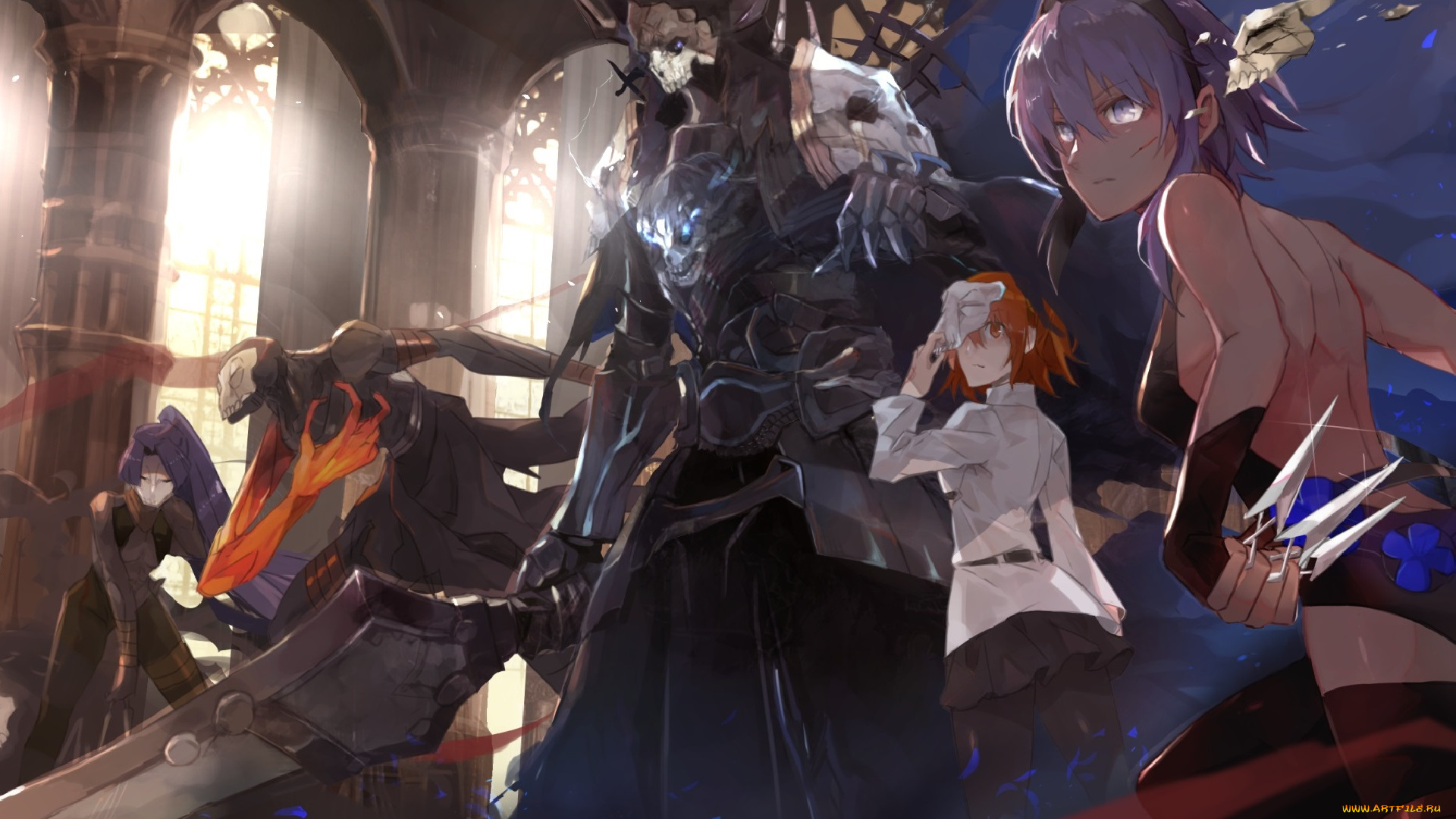 аниме, fate, stay, night, grand, order