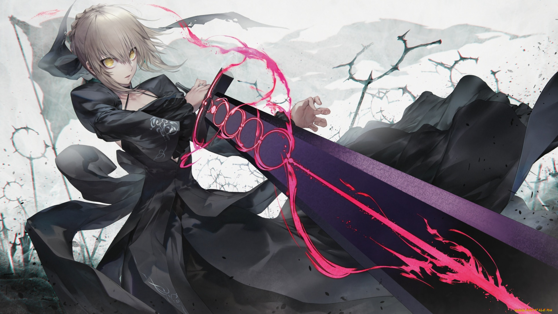 аниме, fate, stay, night, grand, order