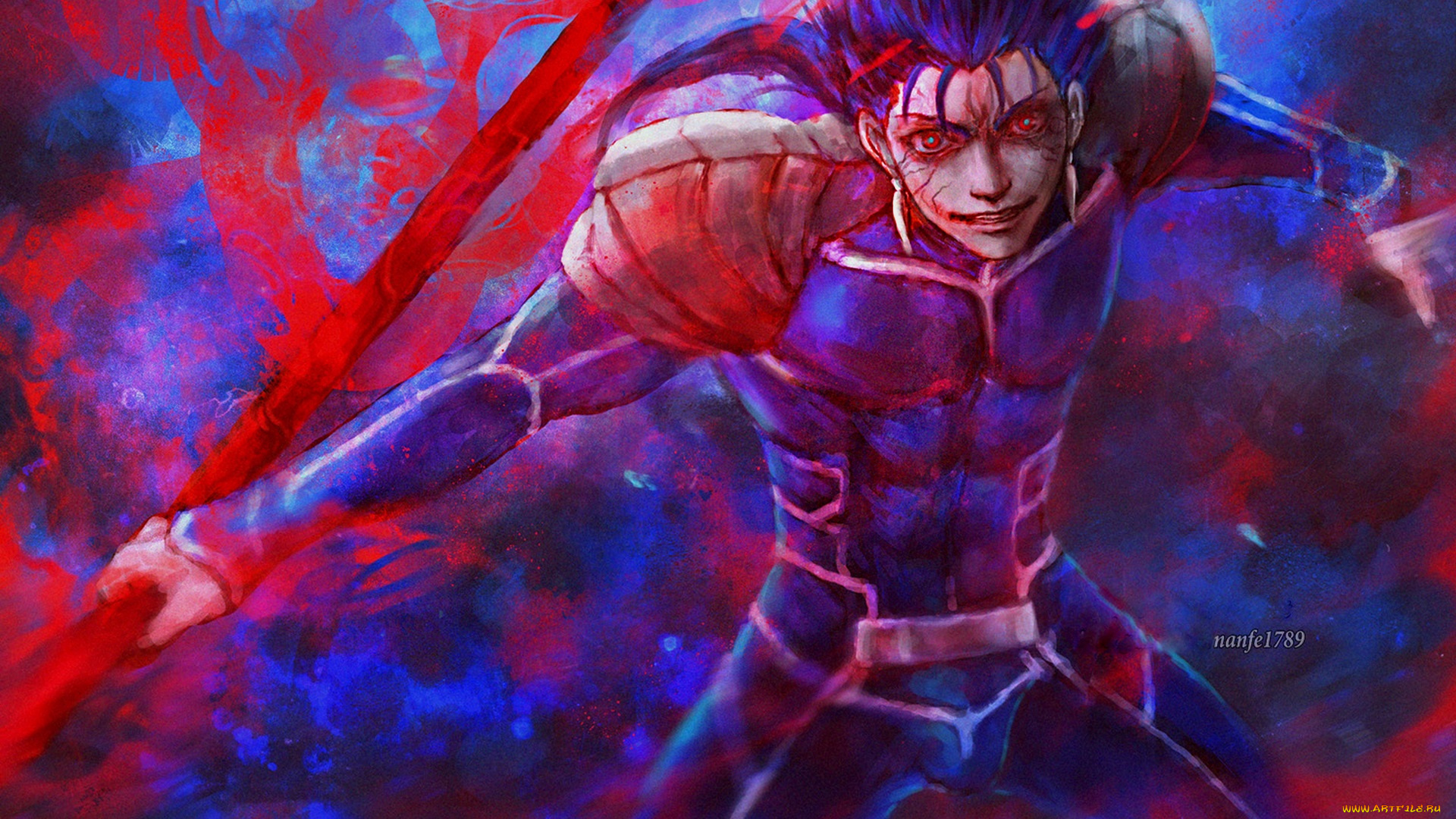 аниме, fate, stay, night, парень