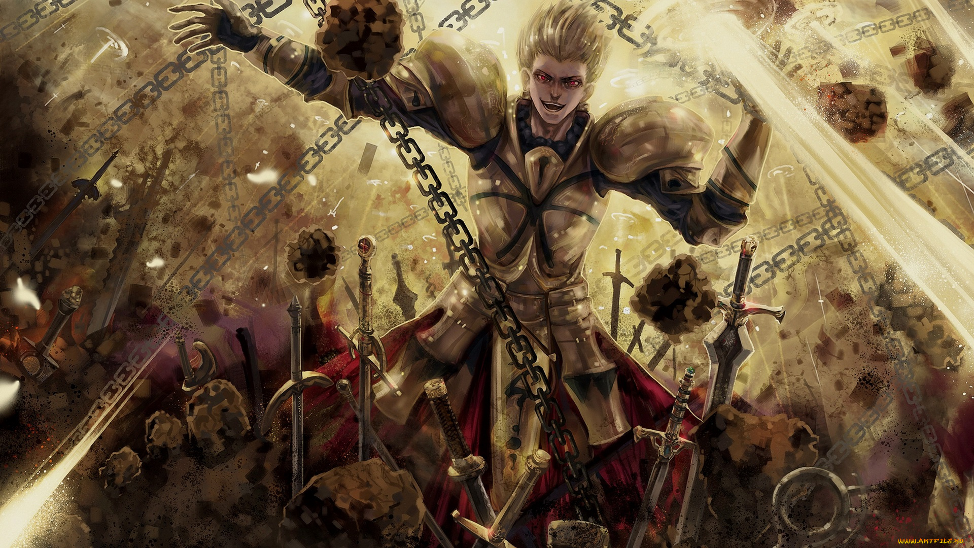 аниме, fate, zero, судьба, начало