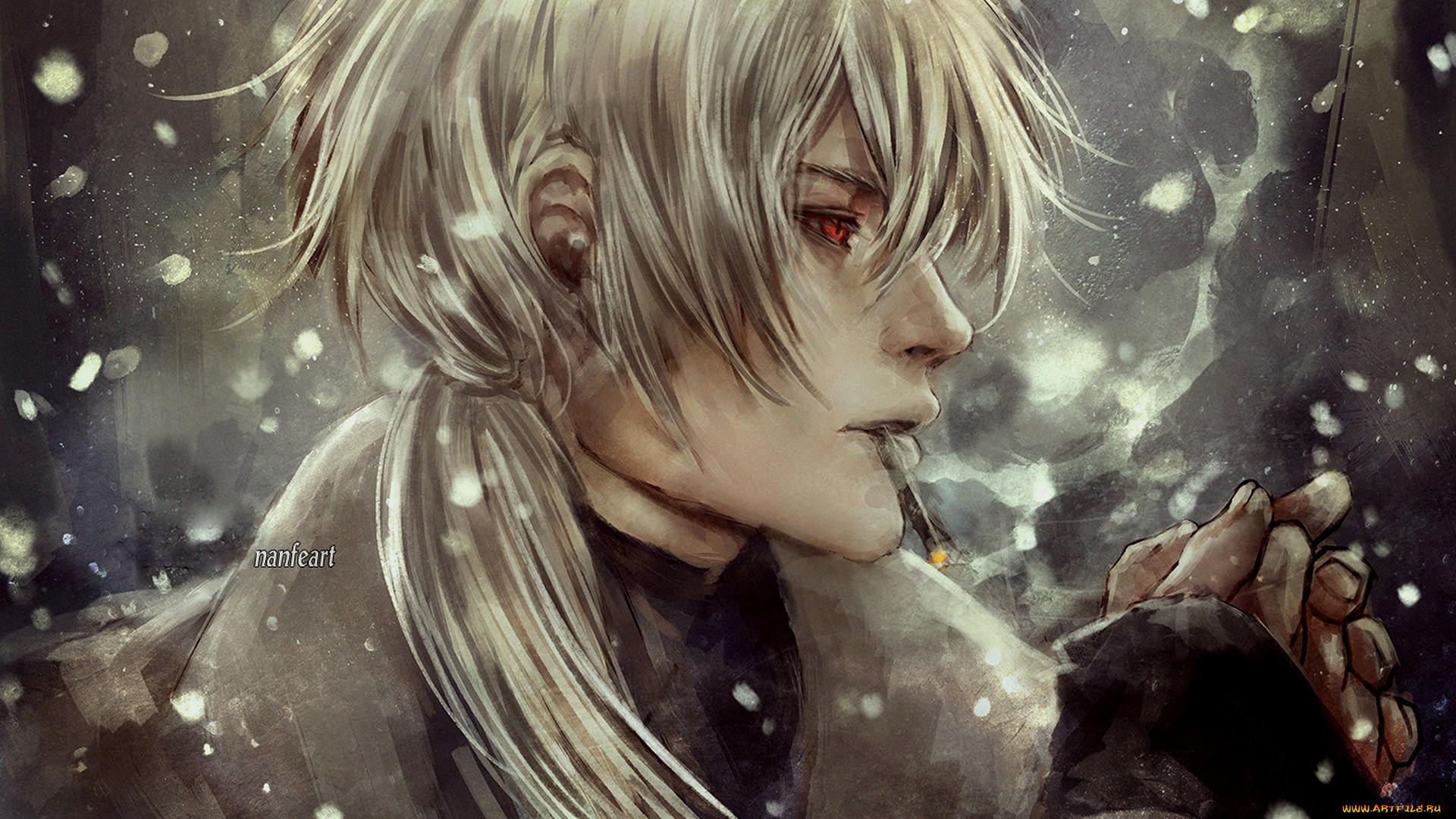 аниме, mystic, messenger, лицо