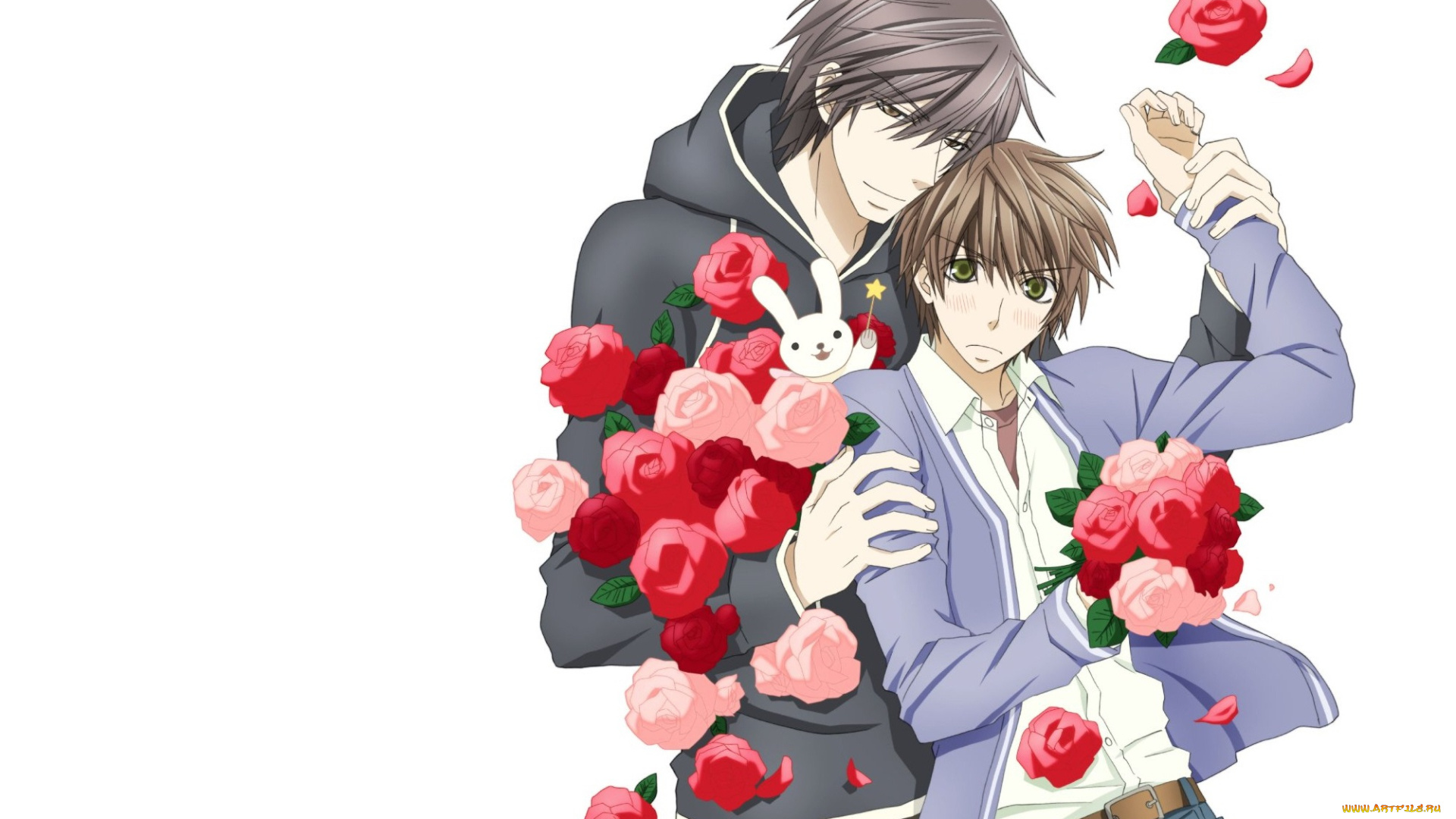 аниме, sekai, ichi, hatsukoi, парни