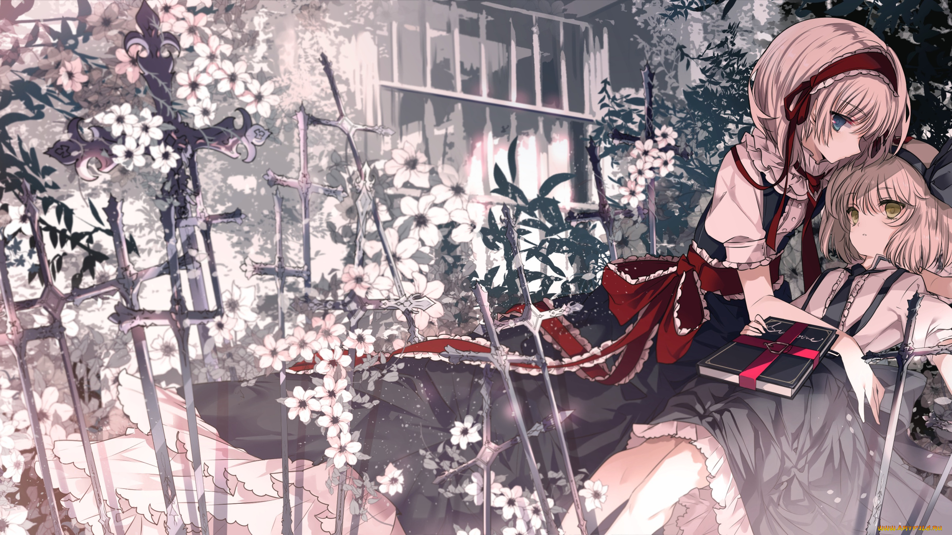 аниме, touhou, девушки