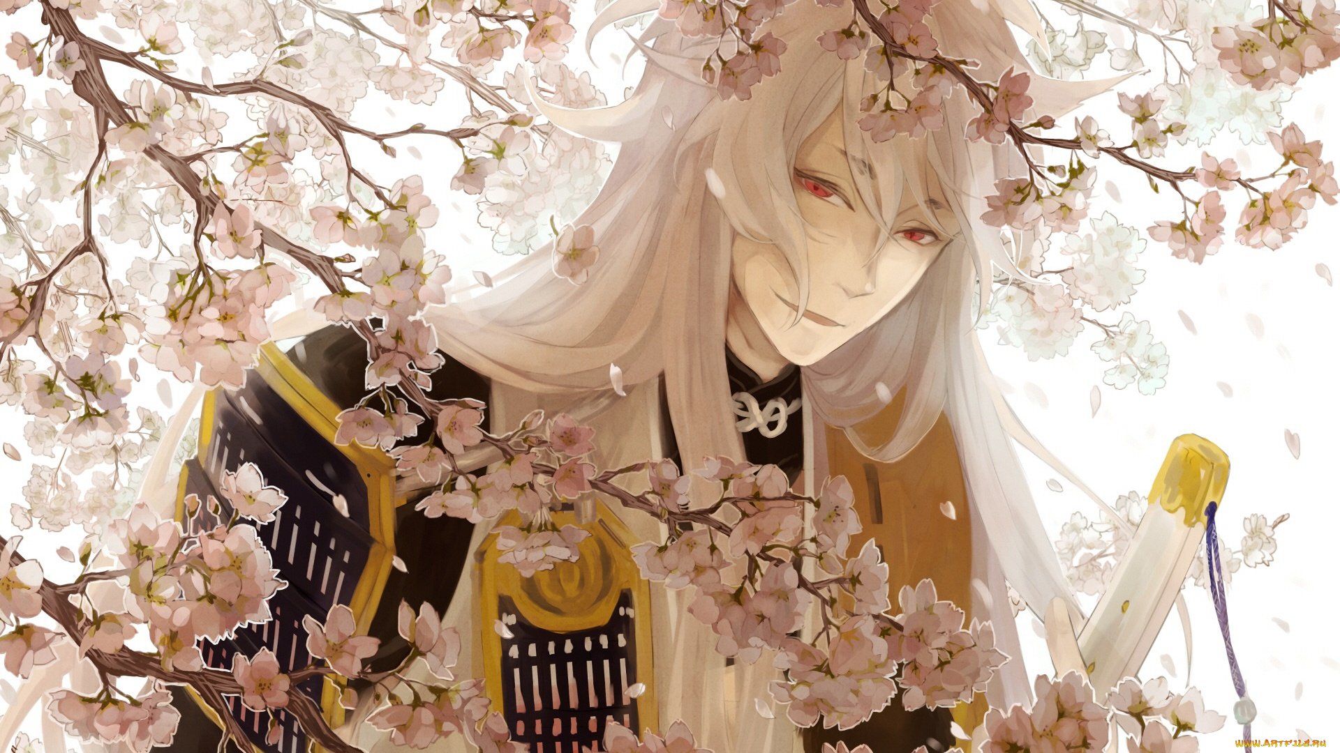 аниме, touken, ranbu, танец, мечей