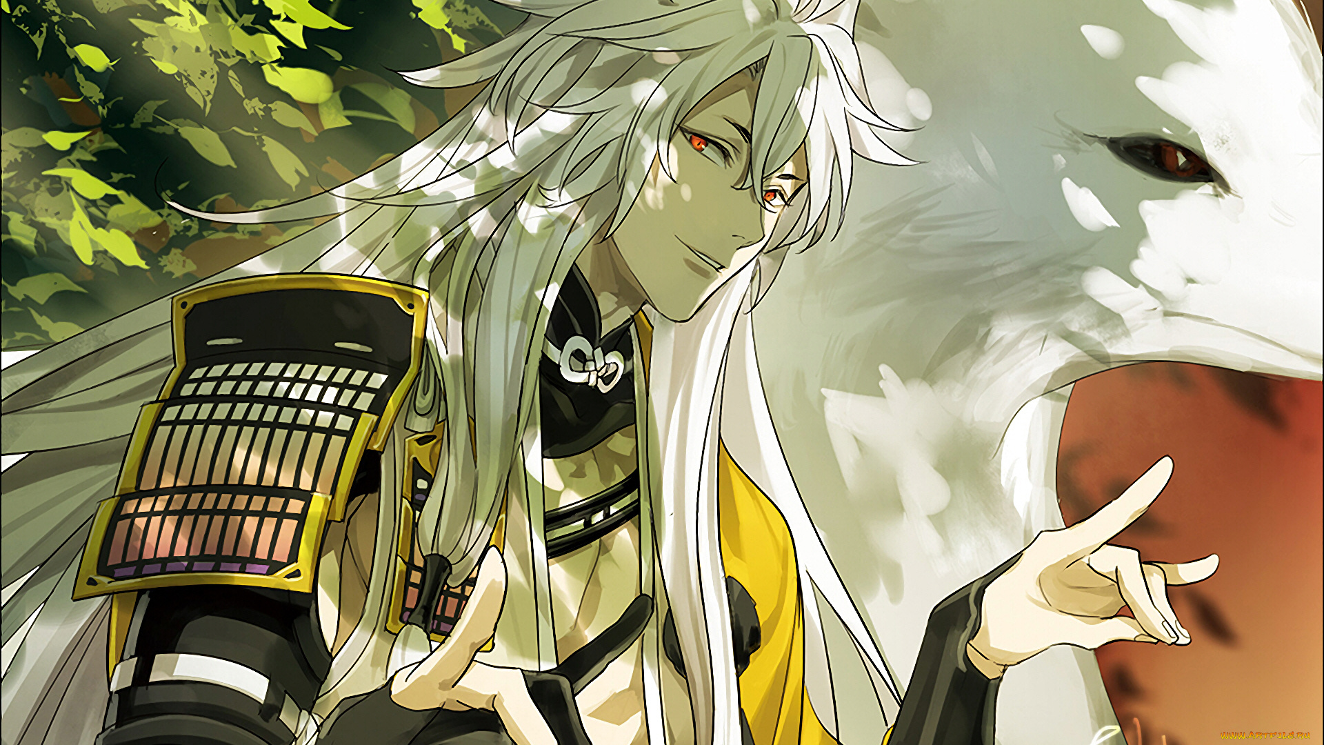 аниме, touken, ranbu, танец, мечей