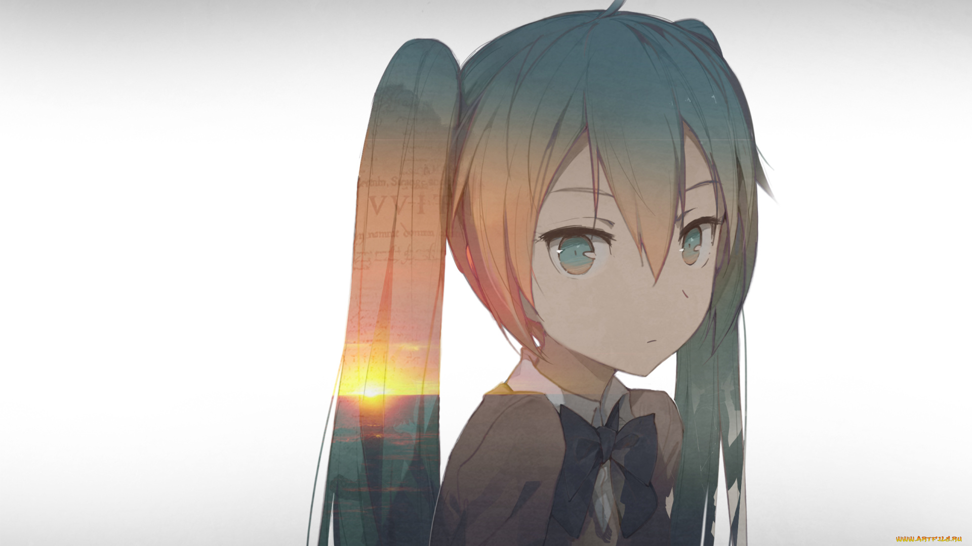 аниме, vocaloid, hatsune, miku