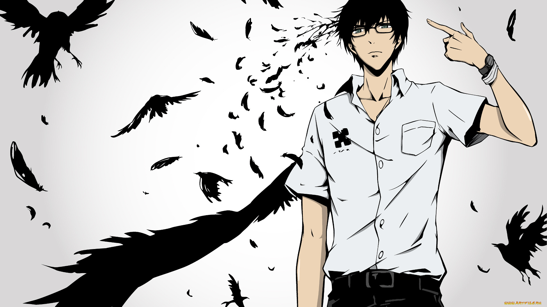 аниме, zankyou, no, terror, эхо, террора