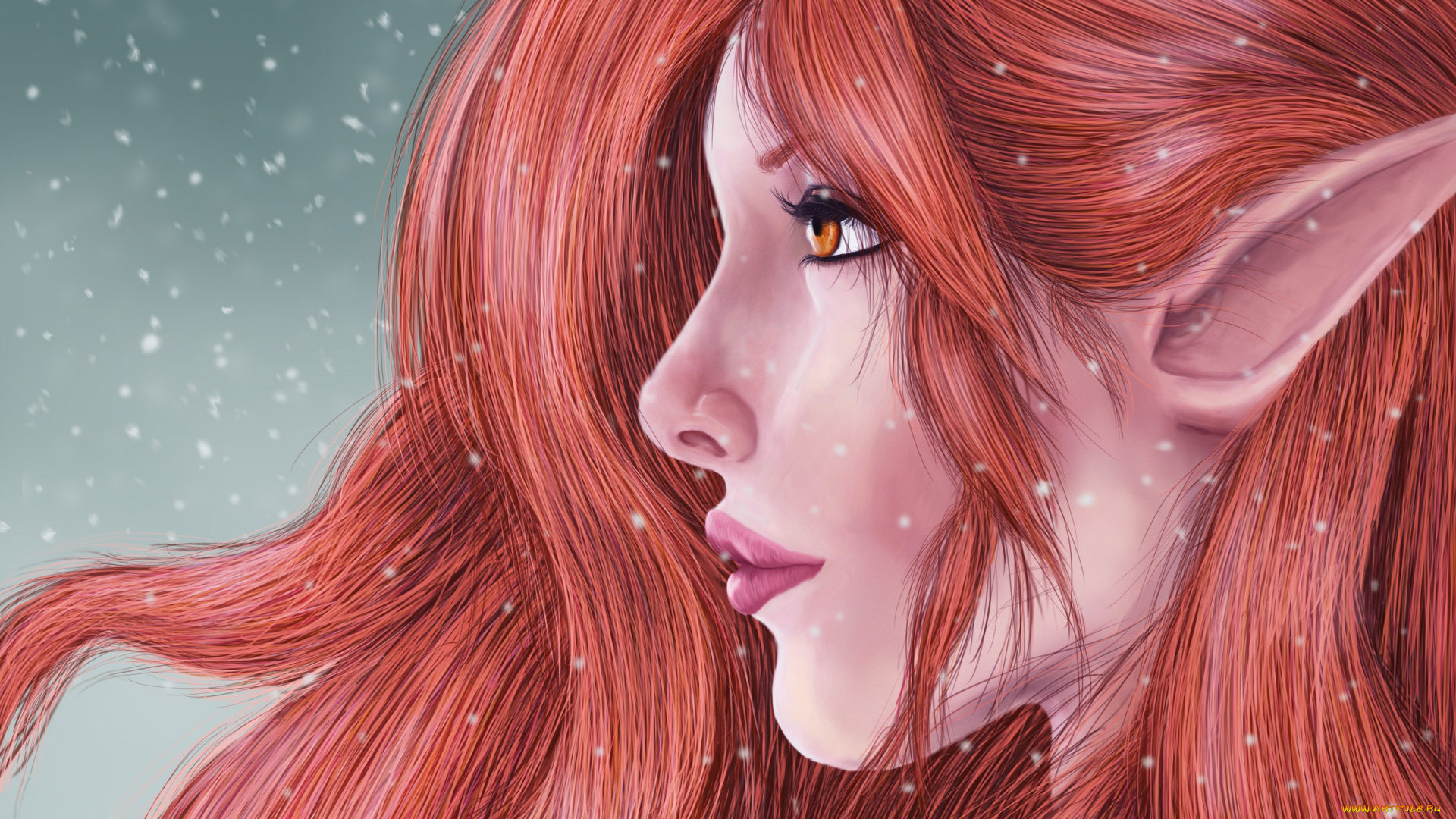 фэнтези, эльфы, эльфийка