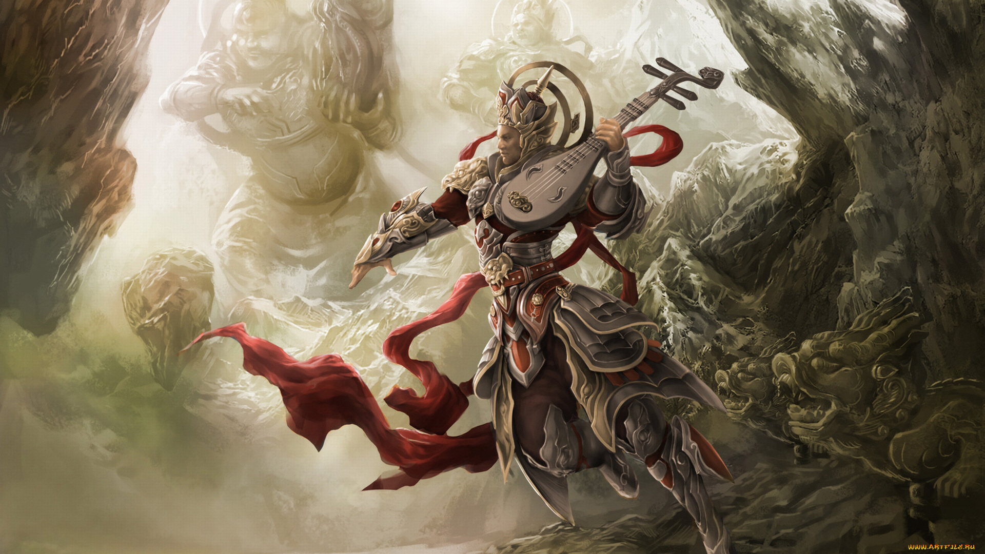 фэнтези, люди, парень