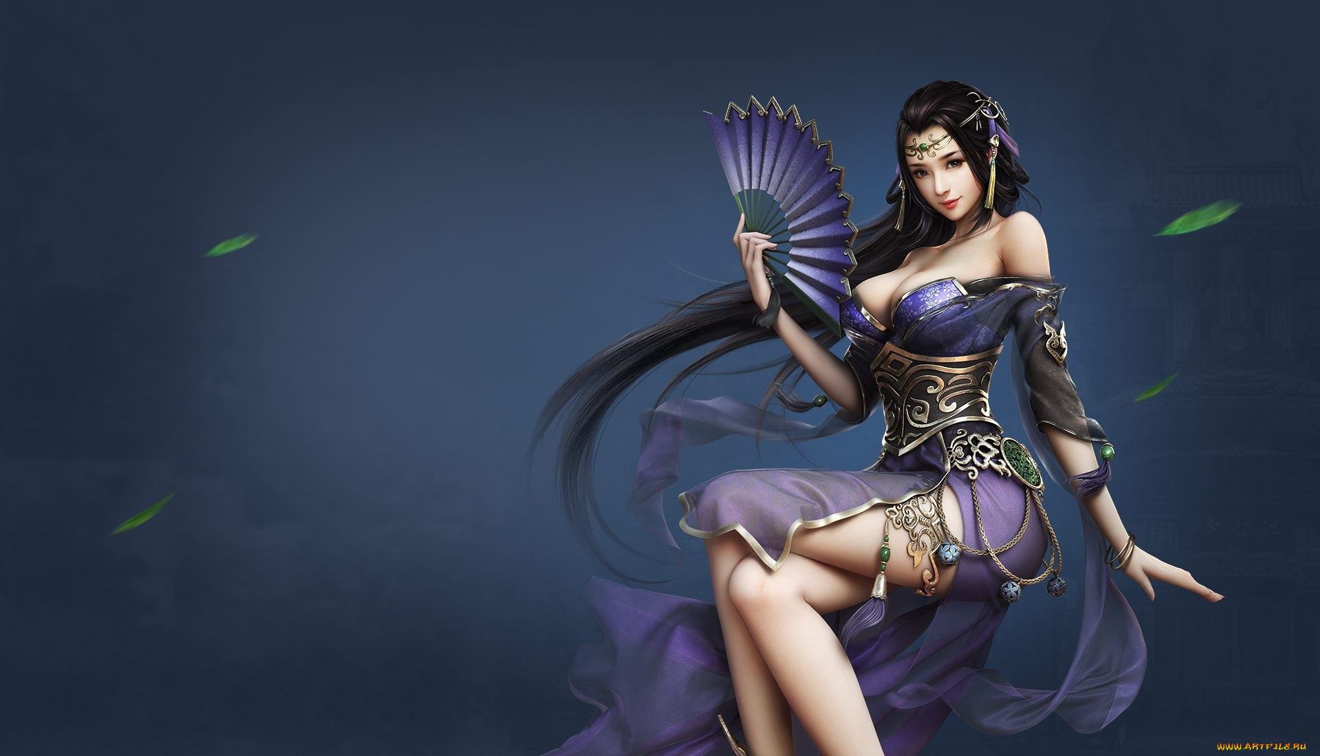 фэнтези, девушки, арт, yonglin, yao, девушка