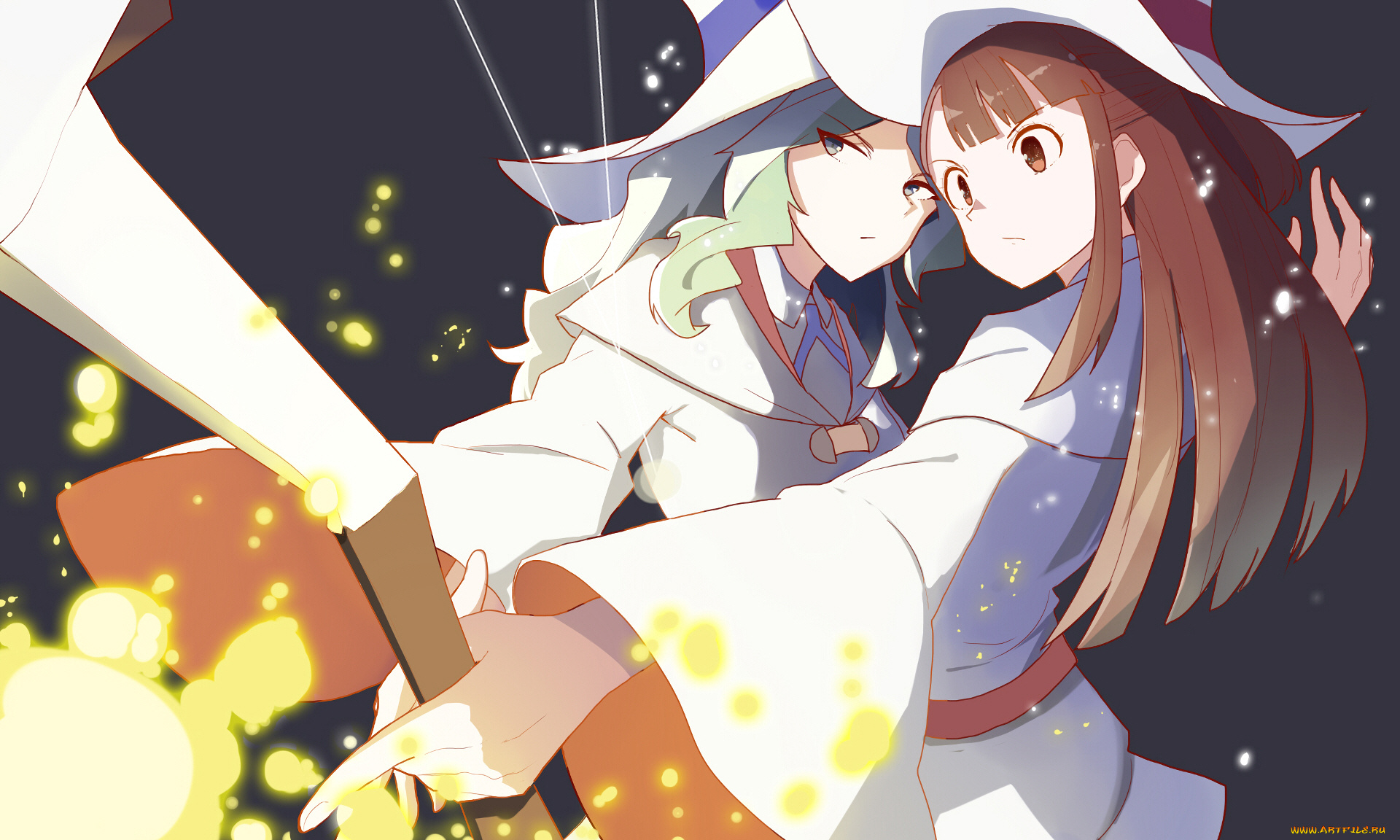 аниме, little, witch, academia, девушки