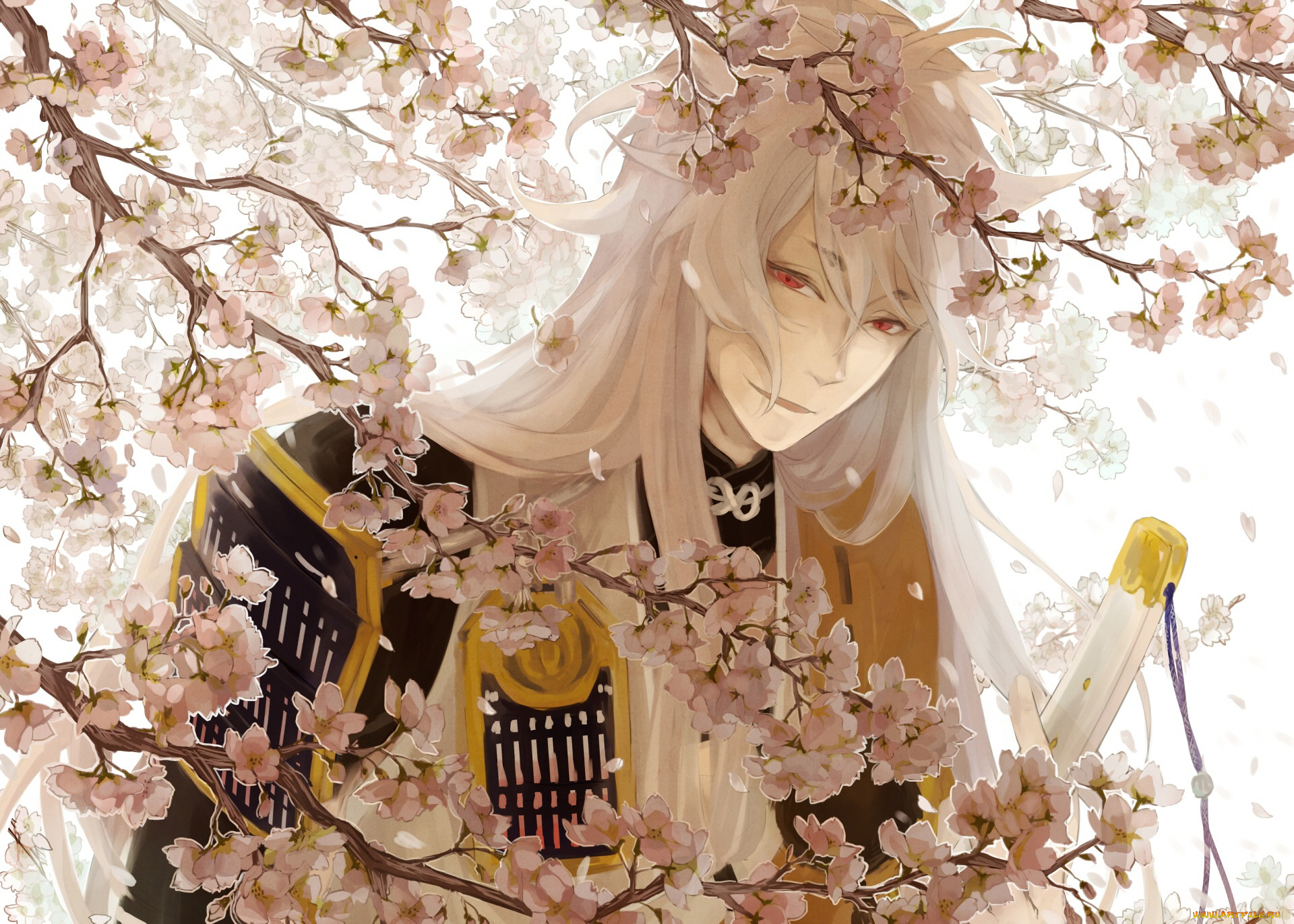 аниме, touken, ranbu, танец, мечей