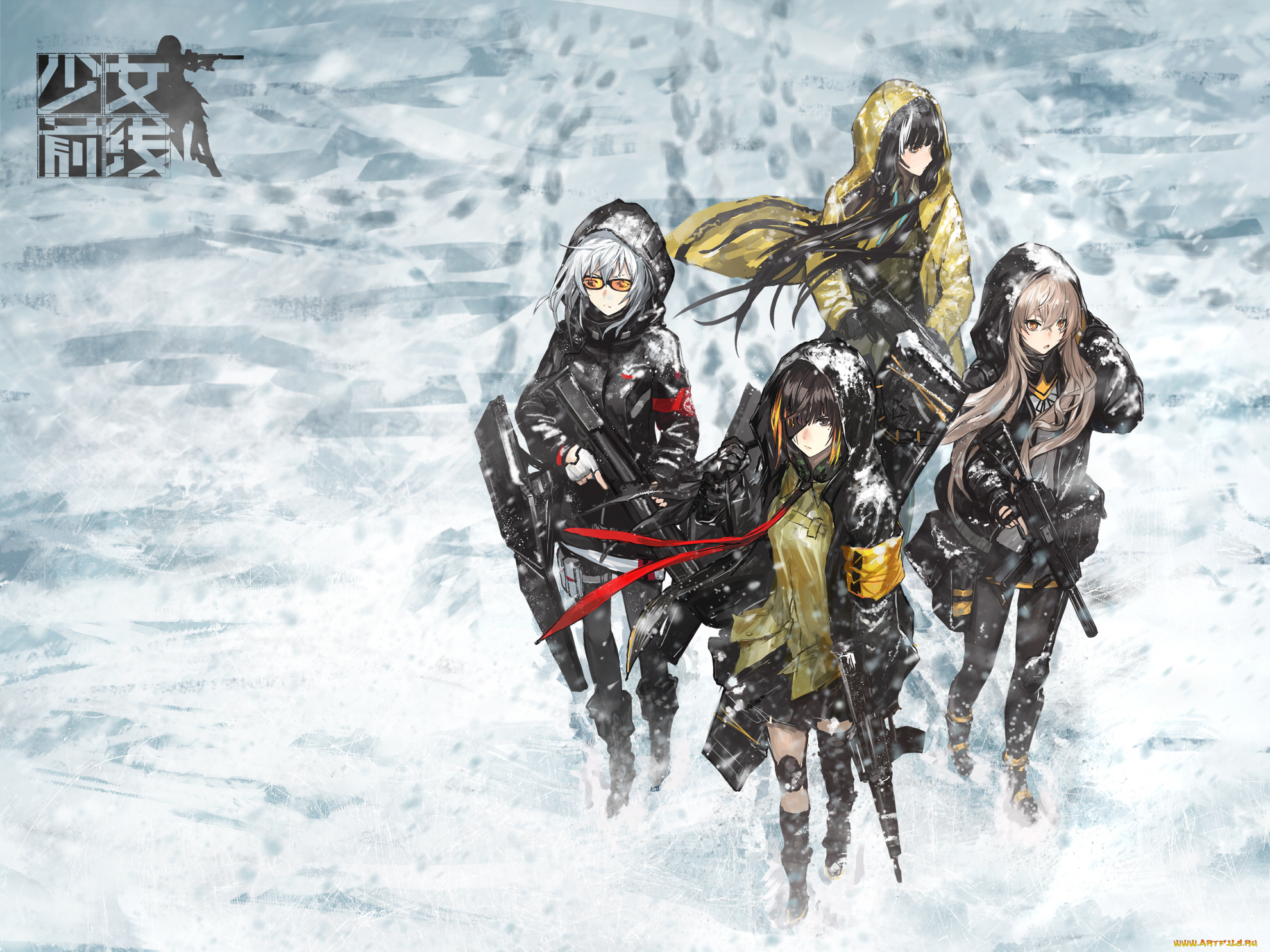 аниме, girls, frontline, девушки