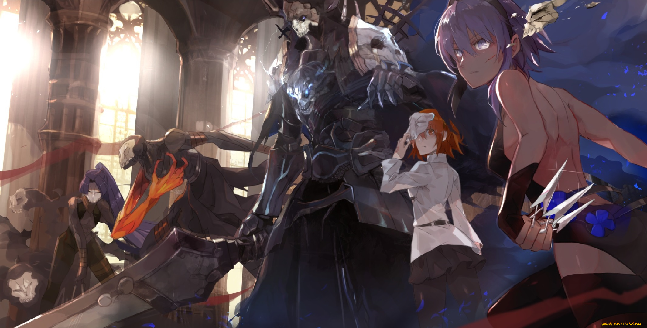 аниме, fate, stay, night, grand, order